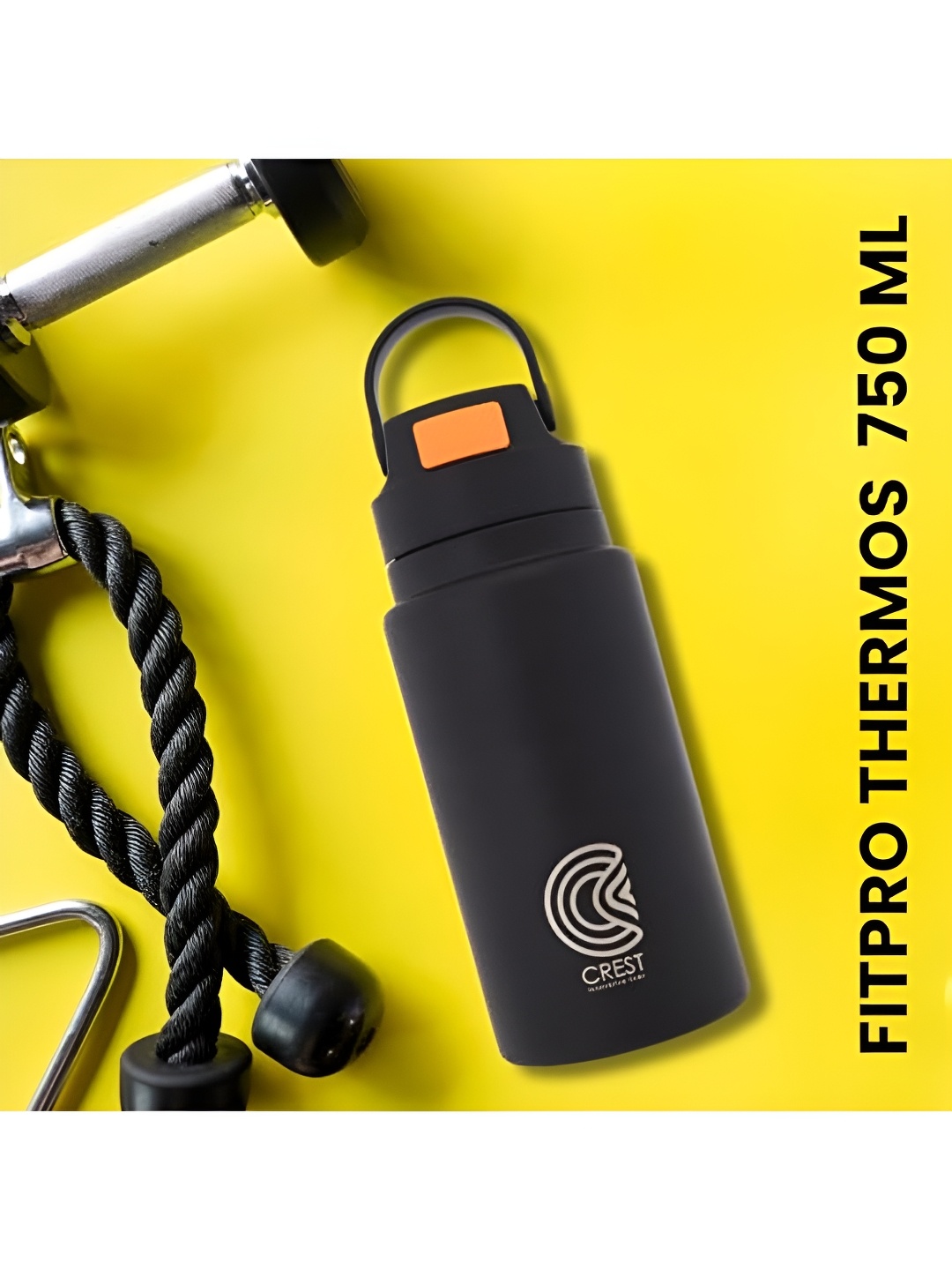 Crest Innovative Lives Black Sipper Single Plastic Solid Insulated Water Bottle-750 ml
Crest Innovative Lives Black Sipper Single Plastic Solid Insulated Water Bottle-750 ml
