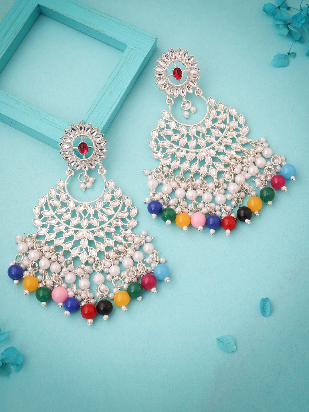 Anouk Gold-Plated Artificial Stones And Beads Beaded Contemporary Shaped Drop Earrings
Anouk Gold-Plated Artificial Stones And Beads Beaded Contemporary Shaped Drop Earrings