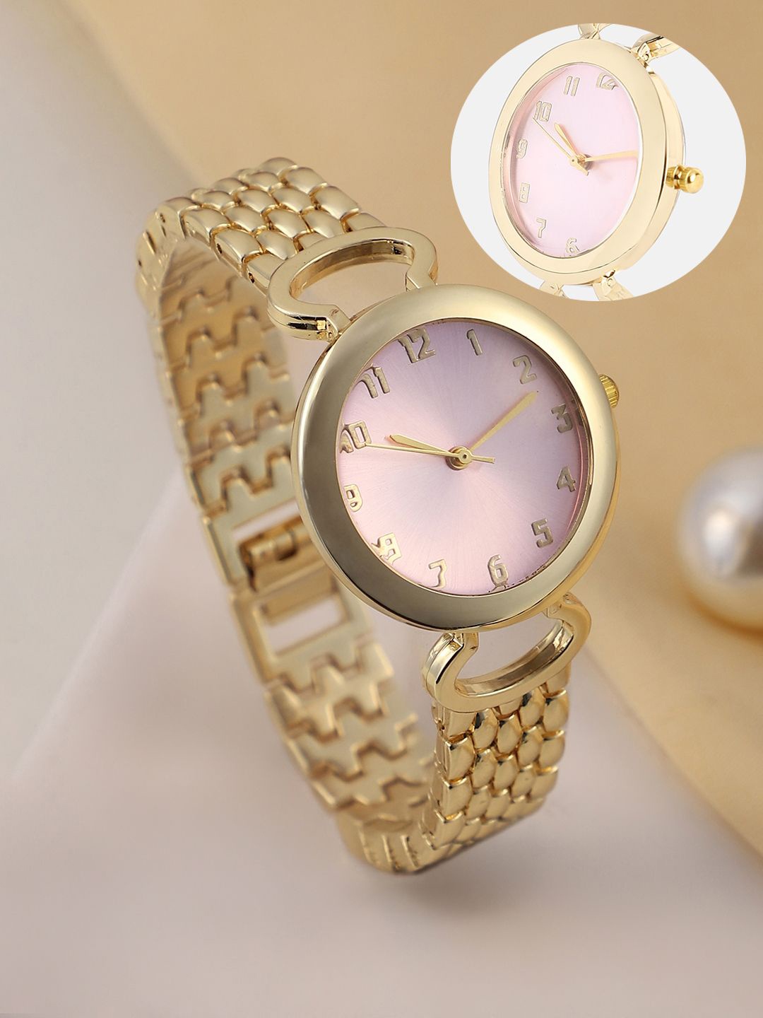 HAUTE SAUCE by Campus Sutra Women Embellished The Byzantine Round Watch SS25_HSWC1310, Pink
HAUTE SAUCE by Campus Sutra Women Embellished The Byzantine Round Watch SS25_HSWC1310, Pink