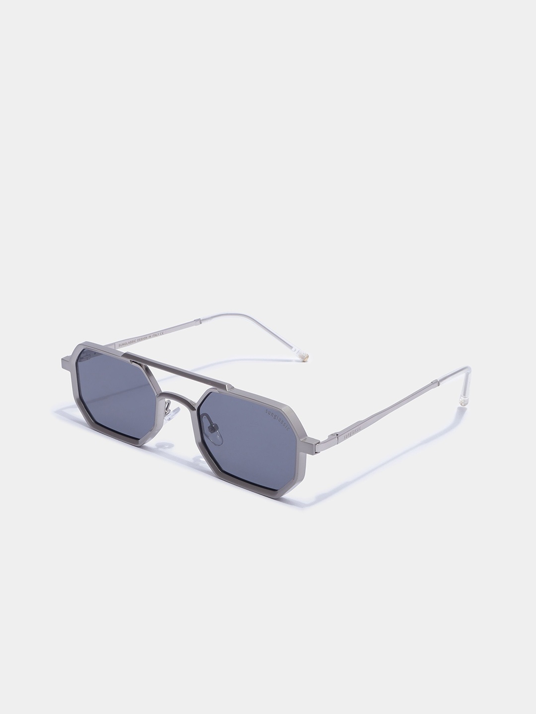 SUNGLASSIC Unisex Square Sunglasses with UV Protected Lens V1-Commando-Silver-Black, Blue
SUNGLASSIC Unisex Square Sunglasses with UV Protected Lens V1-Commando-Silver-Black, Blue