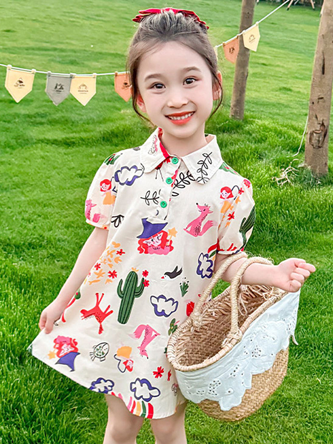 LULU & SKY Floral Print Fit & Flare Dress, Beige
LULU & SKY Floral Print Fit & Flare Dress, Beige