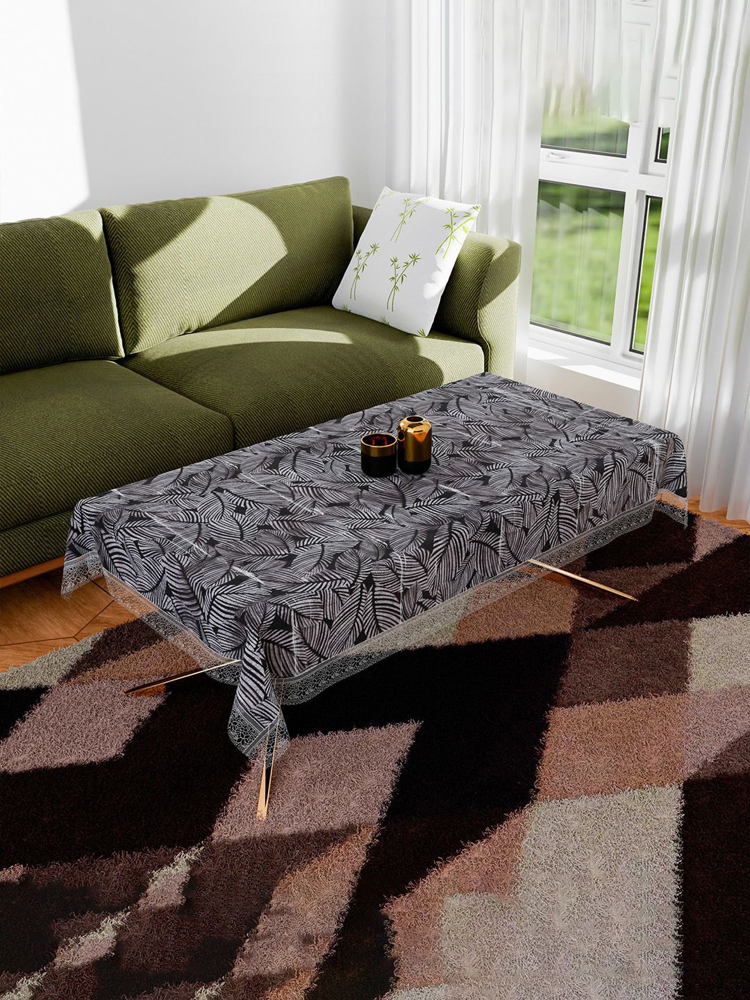 Kuber Industries Black & White Ethnic Motifs Printed Anti-Skid 4-Seater Table Cover
Kuber Industries Black & White Ethnic Motifs Printed Anti-Skid 4-Seater Table Cover
