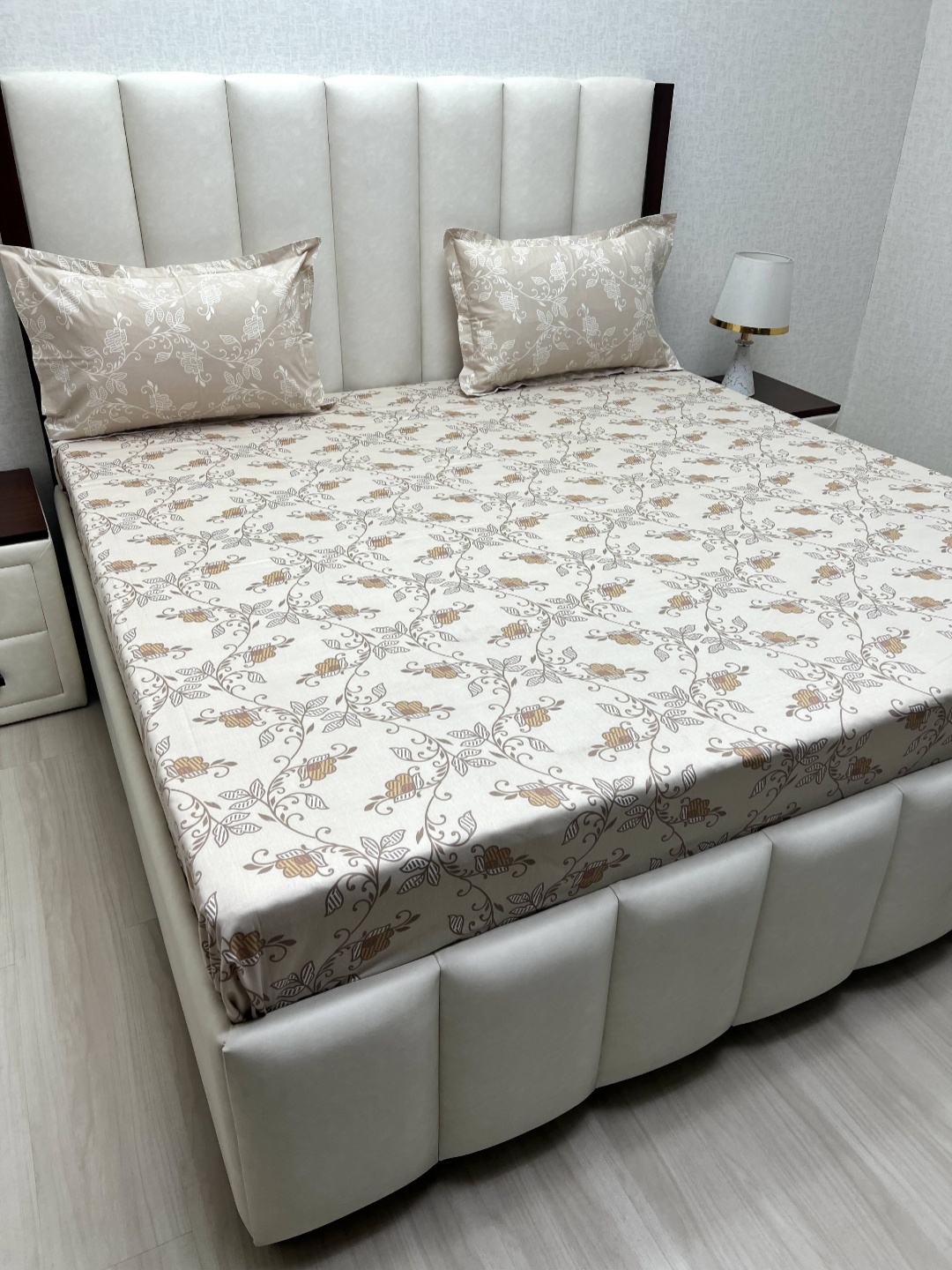 Pure Decor Lifestyle Brown Printed Pure Cotton 330TC King Bedsheet Set - 2.74 m x 2.74
Pure Decor Lifestyle Brown Printed Pure Cotton 330TC King Bedsheet Set - 2.74 m x 2.74