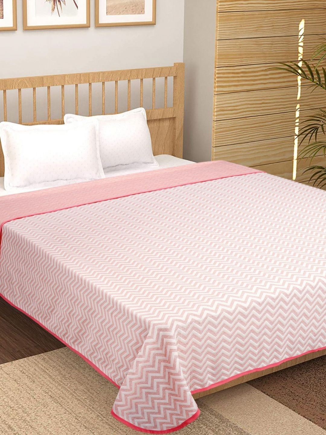 bsb home Pink Geometric Printed Pure Cotton 350 GSM AC Room Reversible Single Bed Dohar
bsb home Pink Geometric Printed Pure Cotton 350 GSM AC Room Reversible Single Bed Dohar