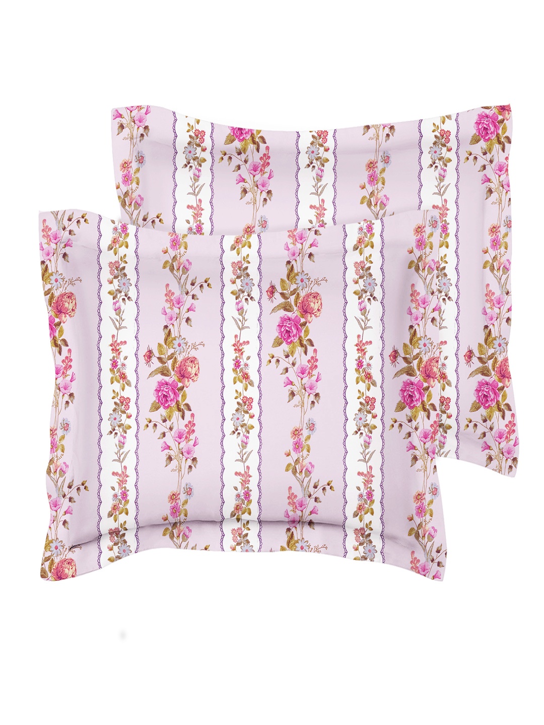 bsb home Valancia Pink 2 Pieces Floral Printed 180 TC Pure Cotton Rectangle Pillow Covers
bsb home Valancia Pink 2 Pieces Floral Printed 180 TC Pure Cotton Rectangle Pillow Covers
