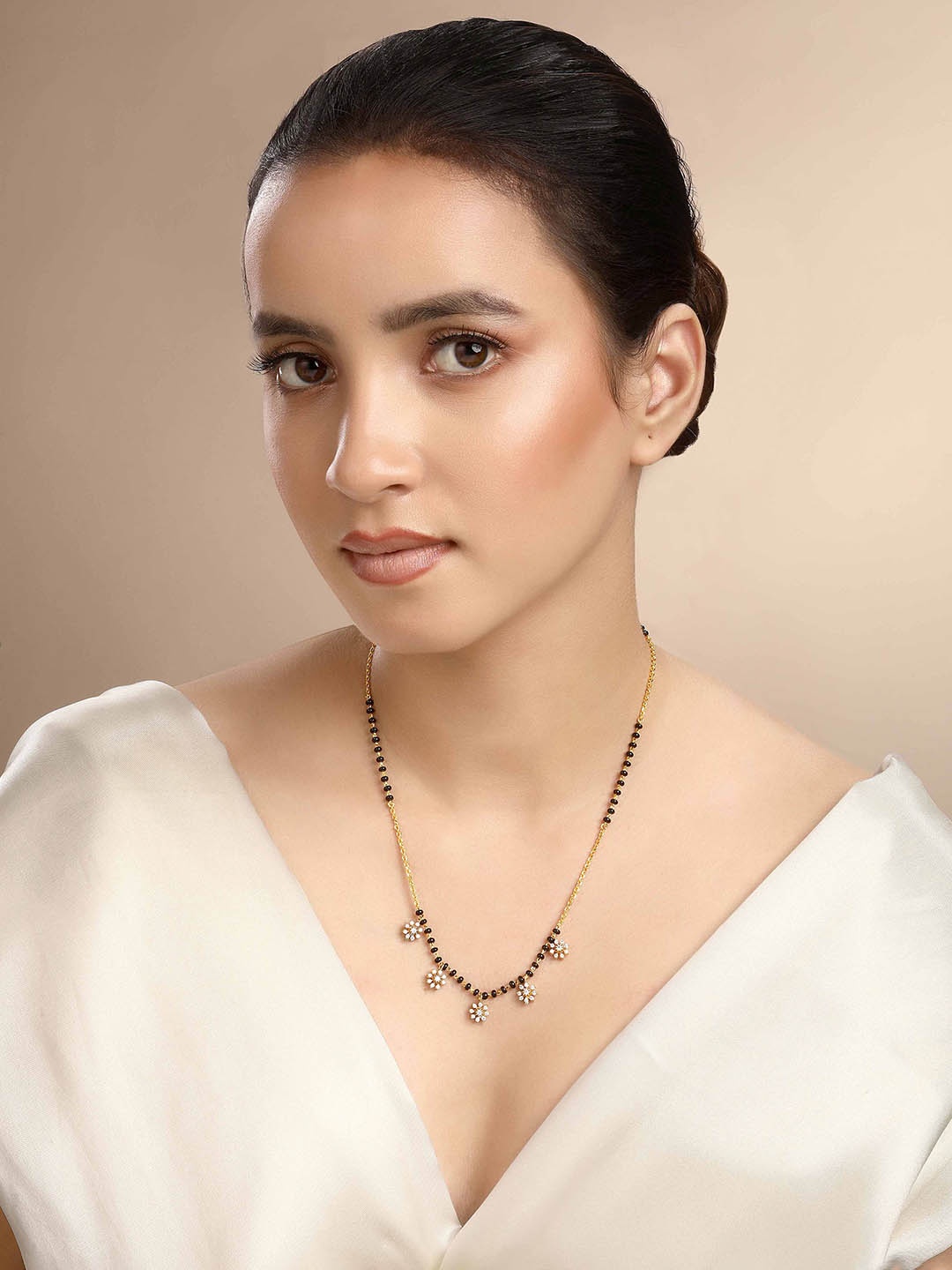 Sica Jewellery Lavender 925 Sterling Silver Artificial Stone Studded & Beaded Mangalsutra, Gold
Sica Jewellery Lavender 925 Sterling Silver Artificial Stone Studded & Beaded Mangalsutra, Gold