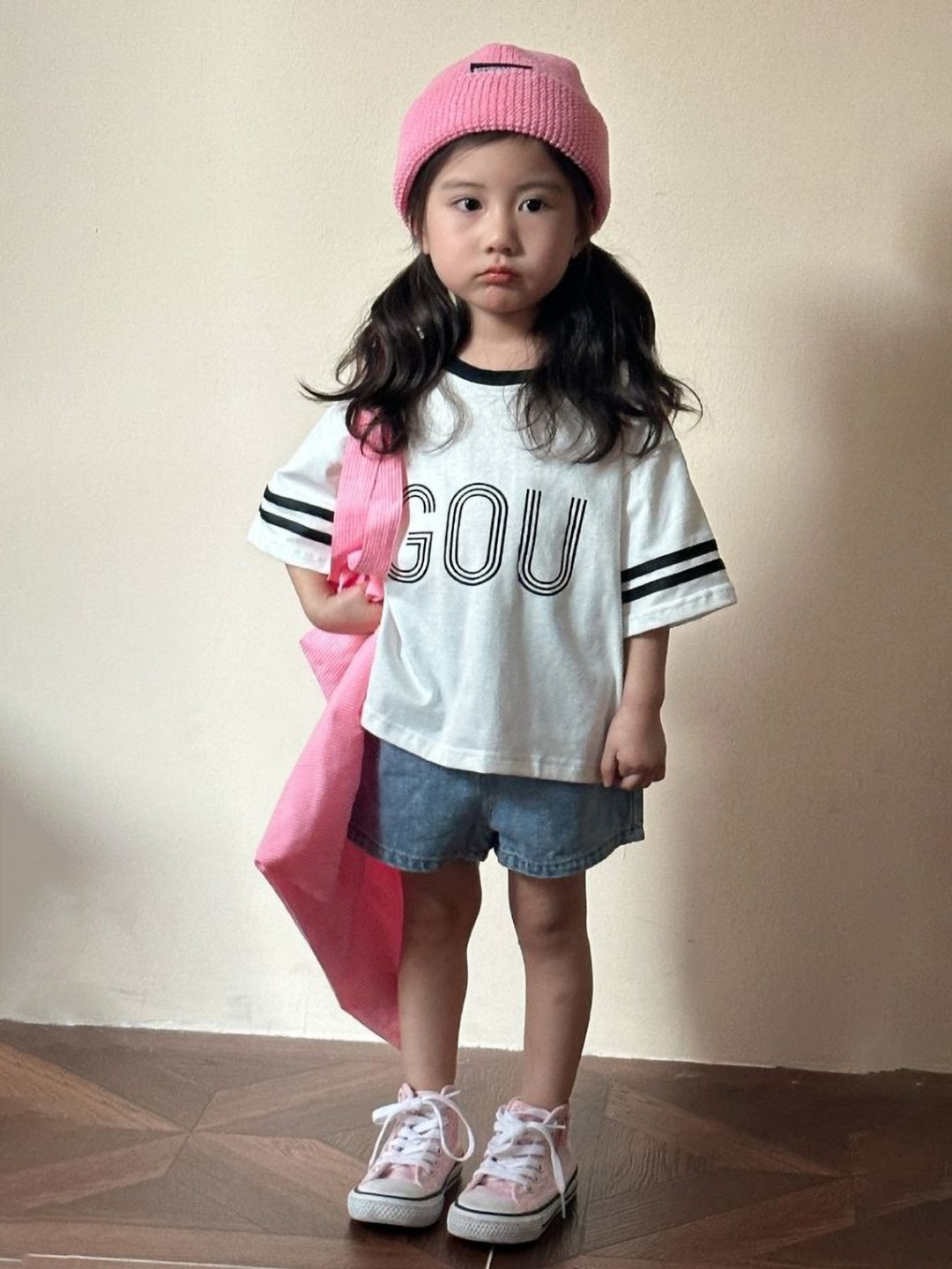LULU & SKY Girls Typography Printed Round Neck Cotton Relaxed Fit T-shirt, White
LULU & SKY Girls Typography Printed Round Neck Cotton Relaxed Fit T-shirt, White