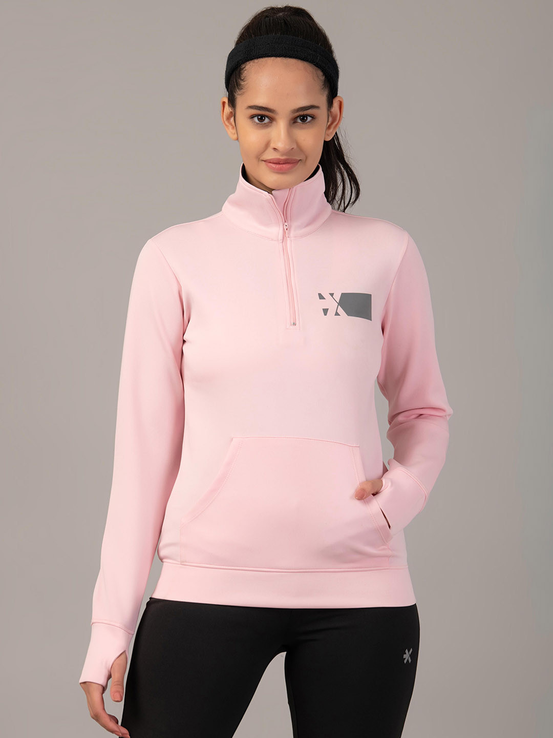 HRX by Hrithik Roshan Women Lightweight Sporty Jacket with Embroidered, Pink
HRX by Hrithik Roshan Women Lightweight Sporty Jacket with Embroidered, Pink