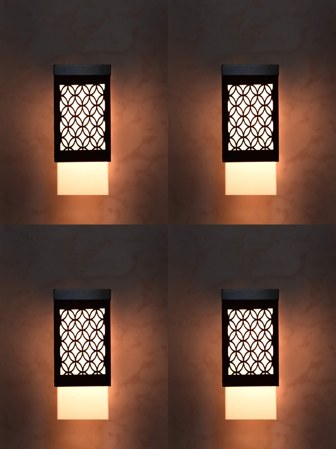 Gojeeva Black and White 4 Pieces Textured Wooden Contemporary Square Shaped Wall Lamps
Gojeeva Black and White 4 Pieces Textured Wooden Contemporary Square Shaped Wall Lamps