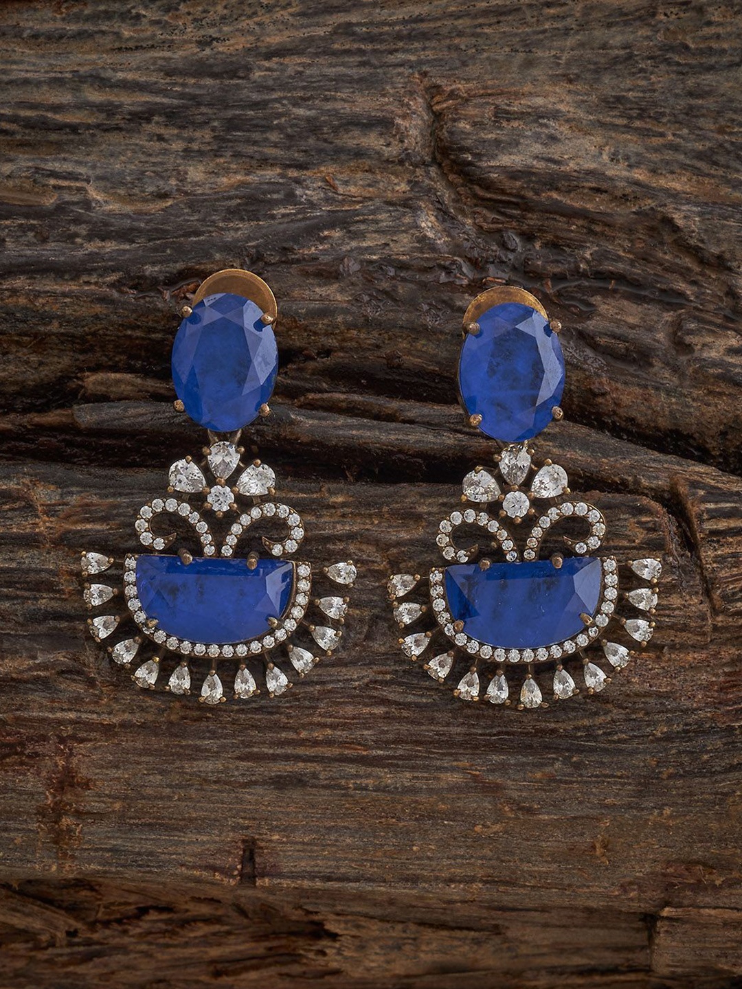 Kushal's Fashion Jewellery Sapphire Victorian-Plated Party Zircon Classic Drop Earrings, Gold
Kushal's Fashion Jewellery Sapphire Victorian-Plated Party Zircon Classic Drop Earrings, Gold