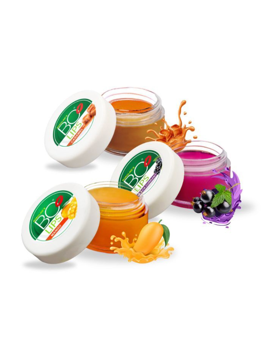 BOROLINE Set Of 3 Intense Hydration Bo Lip Balm- 10 g Each- Caramel- Mango- BLack Current, Assorted
BOROLINE Set Of 3 Intense Hydration Bo Lip Balm- 10 g Each- Caramel- Mango- BLack Current, Assorted