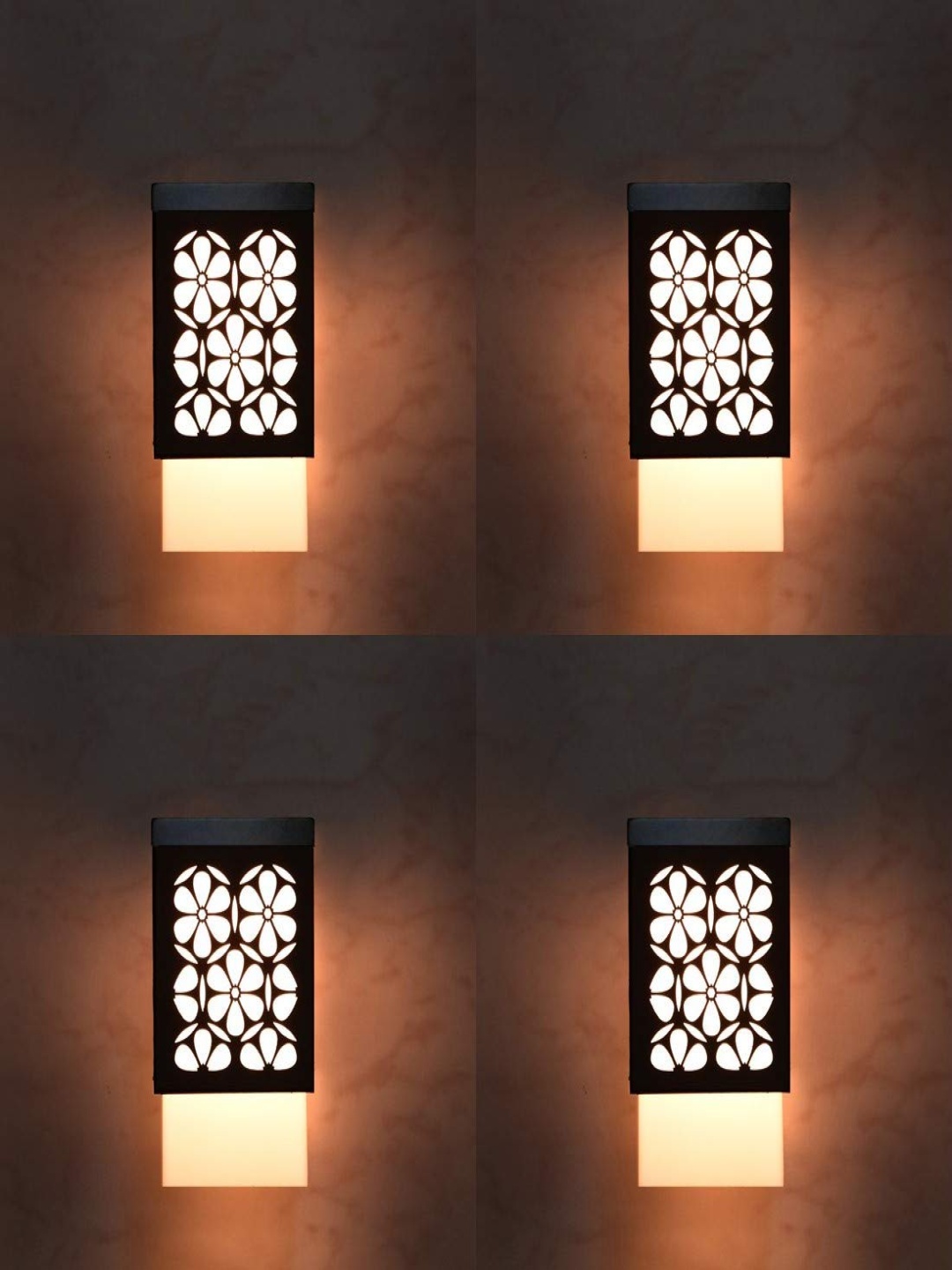 Gojeeva Black & White 4 Pieces Floral Textured Square Shaped Wooden Ceiling Wall Lamps
Gojeeva Black & White 4 Pieces Floral Textured Square Shaped Wooden Ceiling Wall Lamps