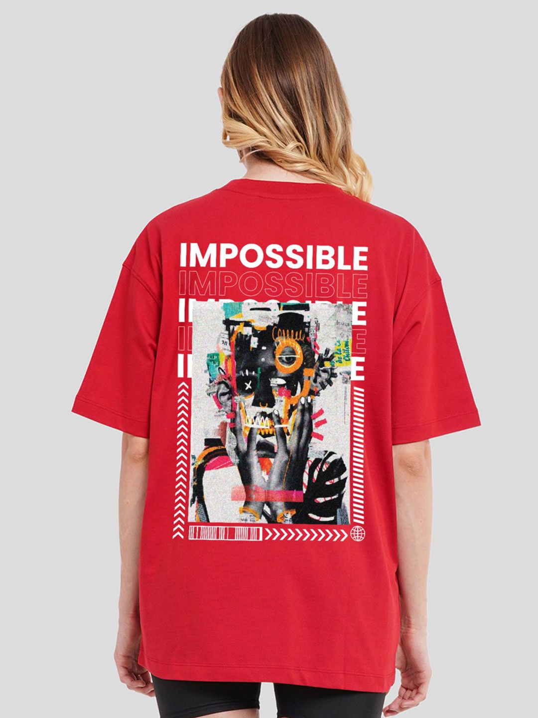Underrated Club Women Bio Finish Graphic Printed Round Neck Cotton Oversized T-shirt, Red
Underrated Club Women Bio Finish Graphic Printed Round Neck Cotton Oversized T-shirt, Red