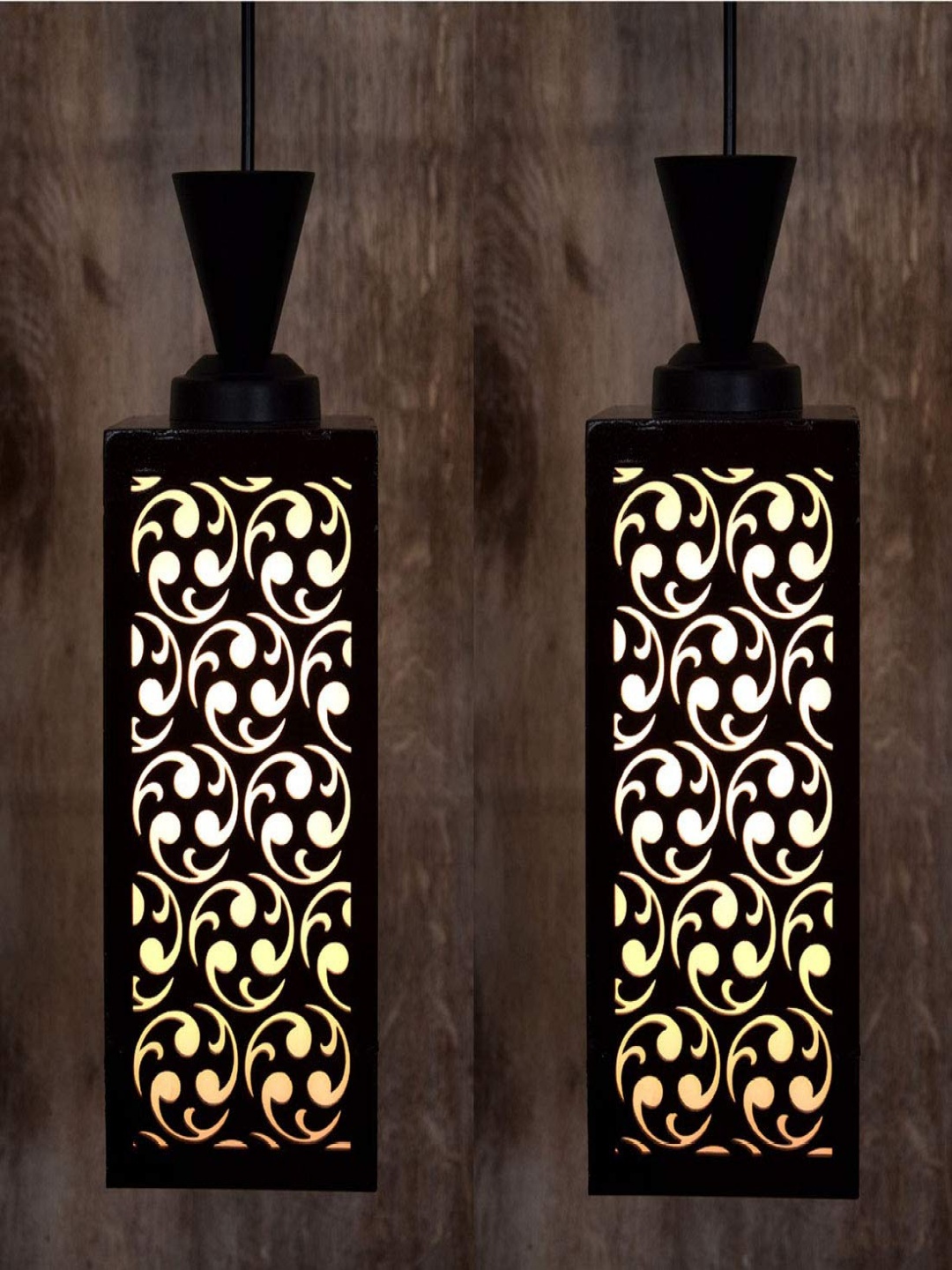 Gojeeva Black & White 2 Pieces Textured Wooden Square Shaped Contemporary Ceiling Lamps
Gojeeva Black & White 2 Pieces Textured Wooden Square Shaped Contemporary Ceiling Lamps
