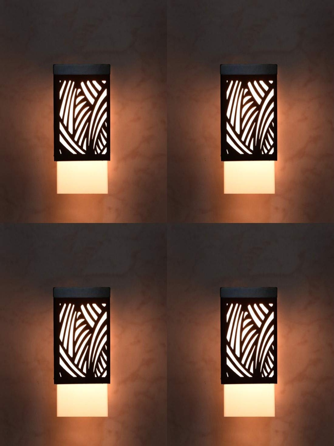 Gojeeva Black and White 4 Pieces Textured Wooden Contemporary Square Shaped Wall Lamps
Gojeeva Black and White 4 Pieces Textured Wooden Contemporary Square Shaped Wall Lamps