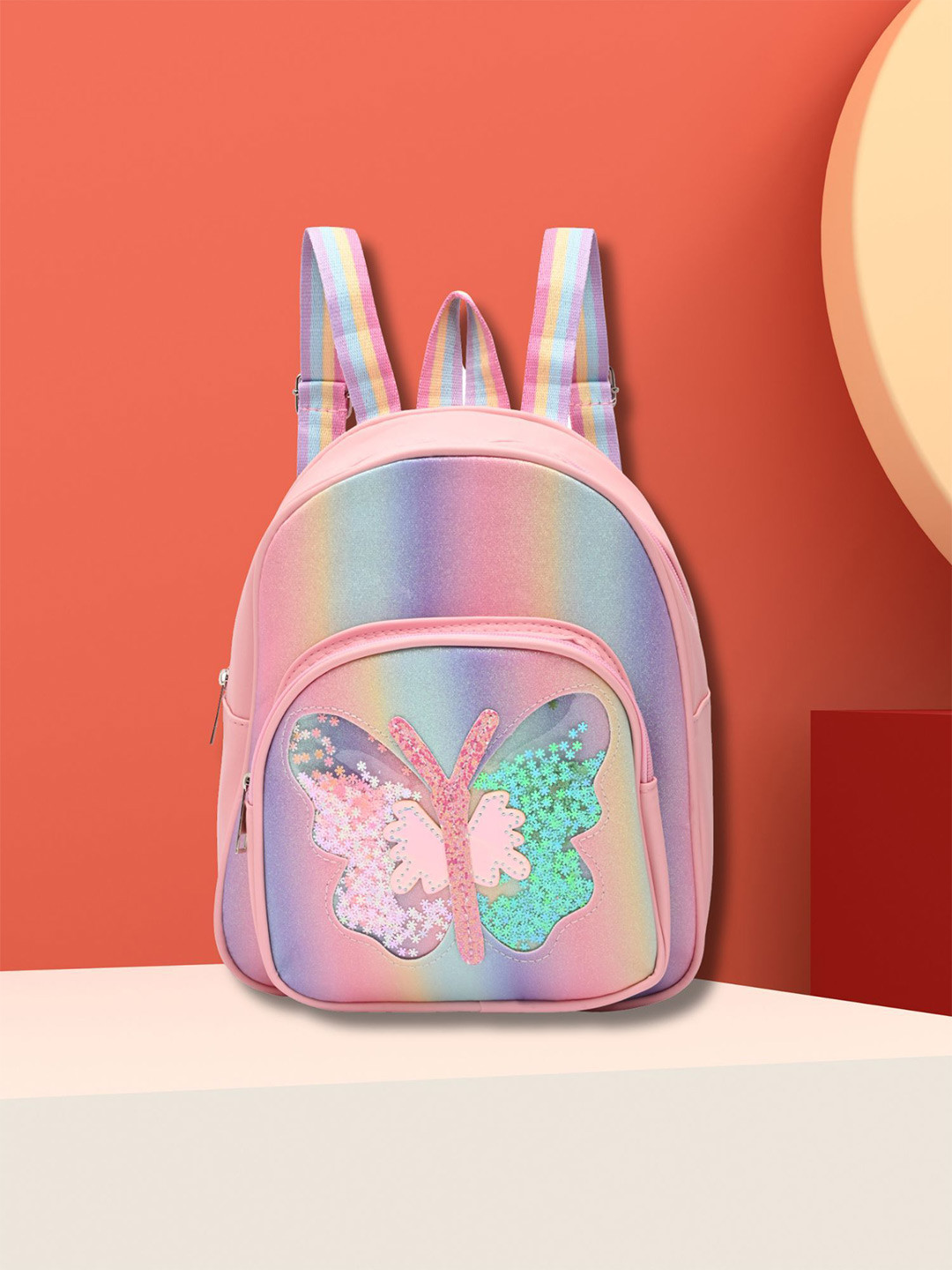 Asthetika Kids Girls Embellished Backpack, Pink 
Asthetika Kids Girls Embellished Backpack, Pink