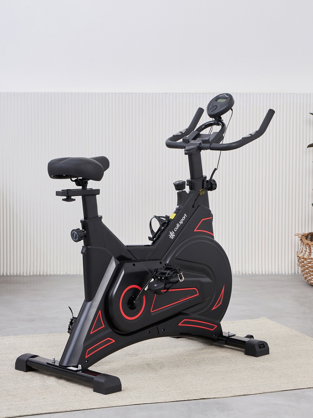 Cult SmartbikeCorby 8kg Flywheel Exercise Bike Max Weight 120Kg With Adjustable Resistance, Black
Cult SmartbikeCorby 8kg Flywheel Exercise Bike Max Weight 120Kg With Adjustable Resistance, Black