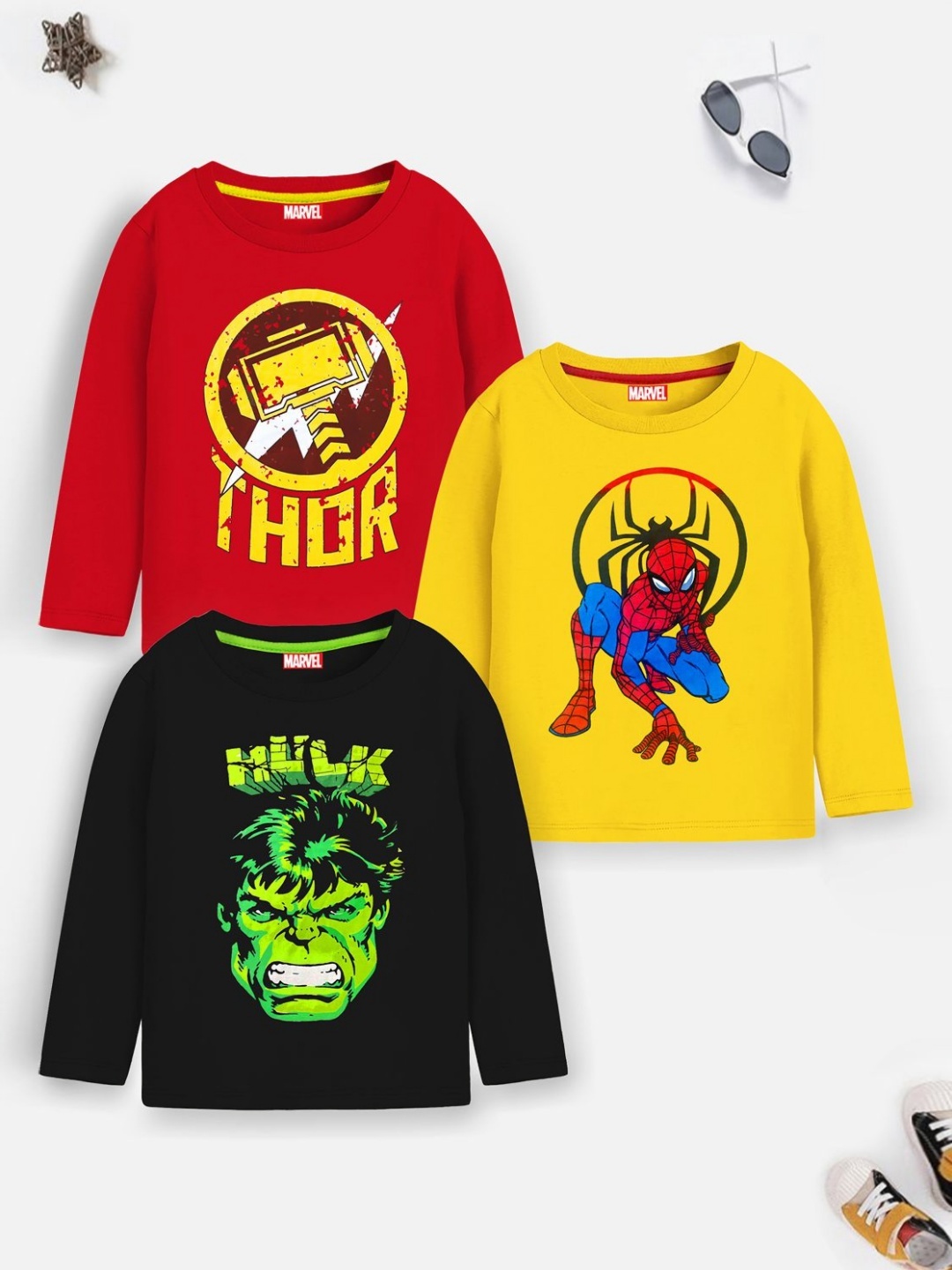 Marvel by Miss and Chief Boys Marvel Graphic Printed Round Neck Cotton T-shirt, Red
Marvel by Miss and Chief Boys Marvel Graphic Printed Round Neck Cotton T-shirt, Red