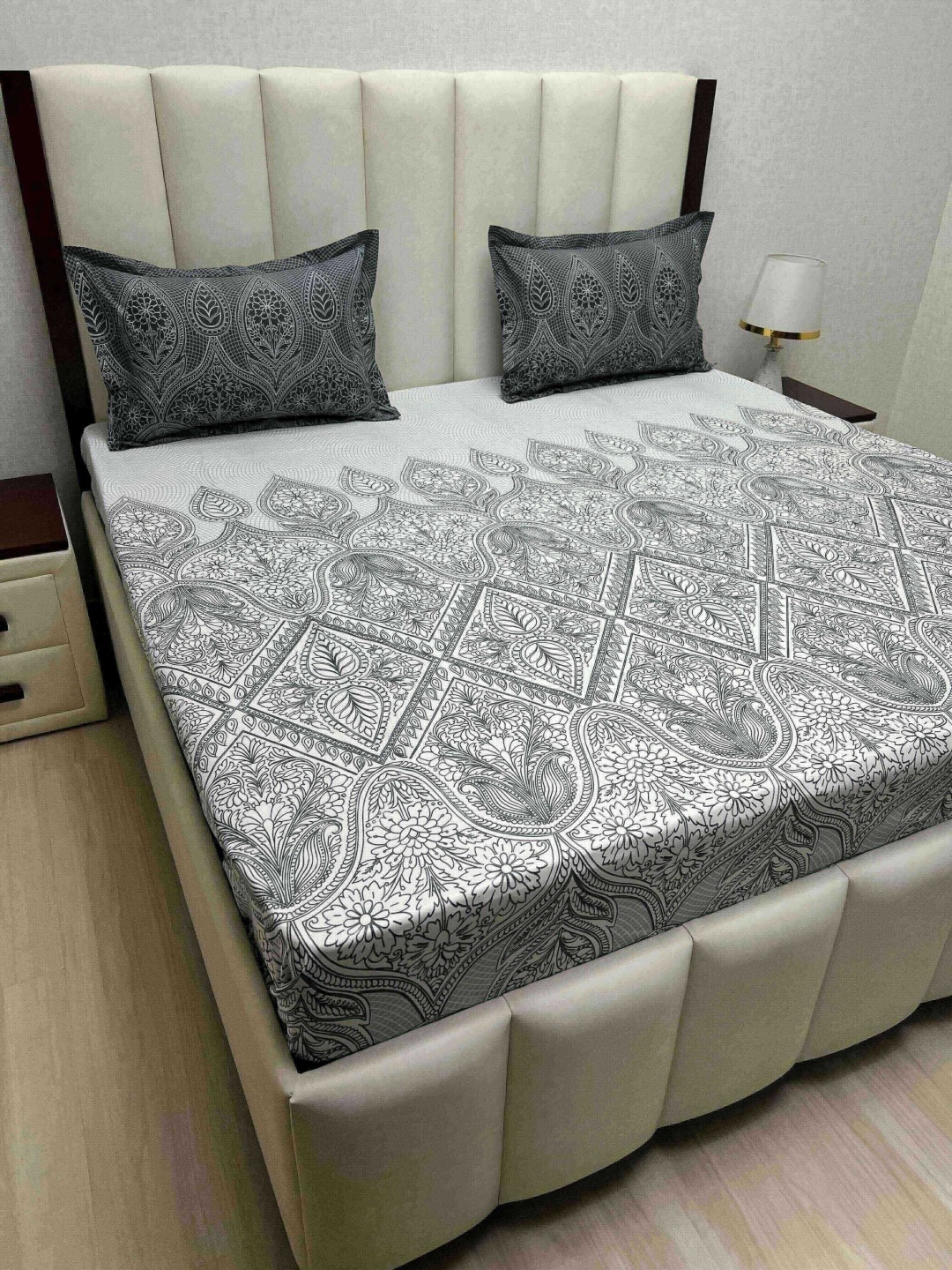 Pure Decor Cotton King Size Double Bed Bedsheet With 2 Pillow Covers 2.74m X 2.74m, White
Pure Decor Cotton King Size Double Bed Bedsheet With 2 Pillow Covers 2.74m X 2.74m, White