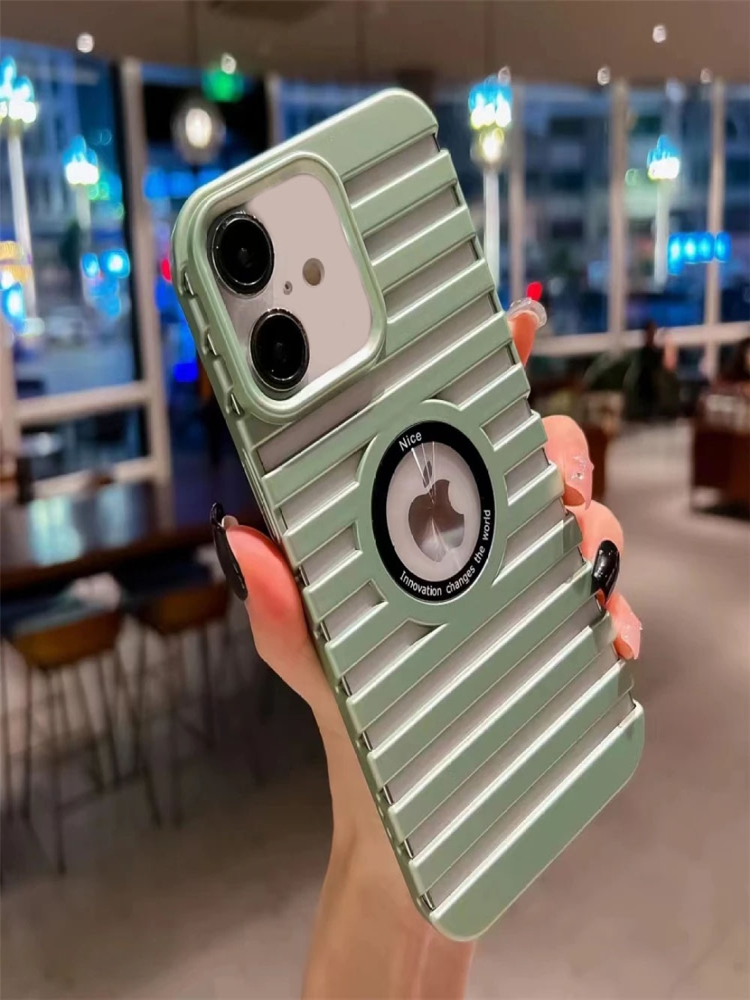 Luxury Kase LK165 Solid iPhone 16 Plus Logo Hole Mag-Safe Heat Dissipation Back Case, Green
Luxury Kase LK165 Solid iPhone 16 Plus Logo Hole Mag-Safe Heat Dissipation Back Case, Green