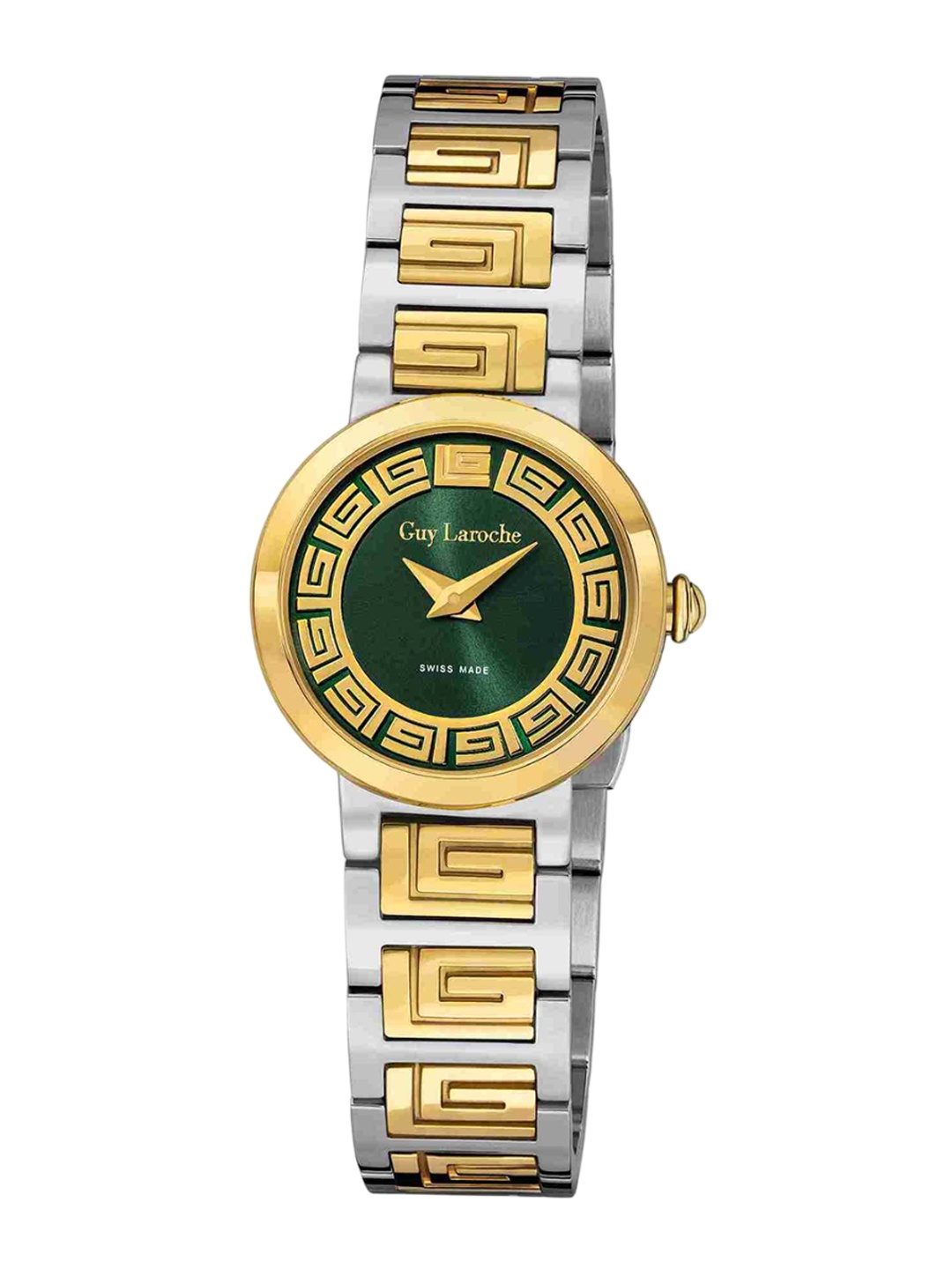 Guy Laroche Women Dial & Stainless Steel Bracelet Style Straps Analogue Watch GLWLG0001020, Green
Guy Laroche Women Dial & Stainless Steel Bracelet Style Straps Analogue Watch GLWLG0001020, Green