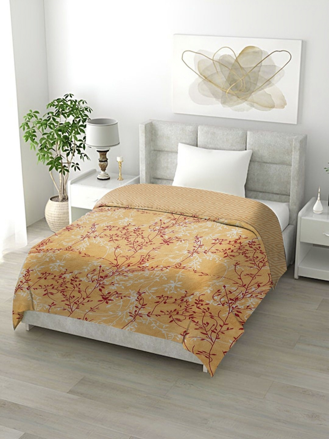 Myntra Elegant Homes RR Creations Gold-Toned Printed Microfiber AC Room Single Comforter
Myntra Elegant Homes RR Creations Gold-Toned Printed Microfiber AC Room Single Comforter