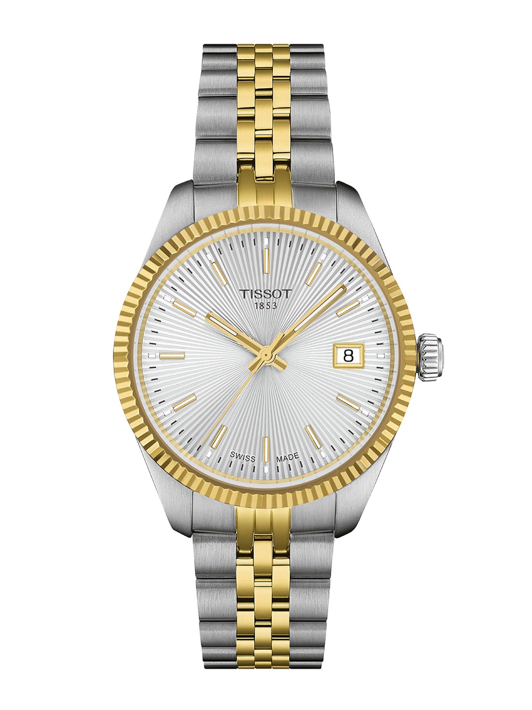 TISSOT Women Dial & Stainless Steel Bracelet Style Straps Analogue Watch T1562102203100, Silver
TISSOT Women Dial & Stainless Steel Bracelet Style Straps Analogue Watch T1562102203100, Silver