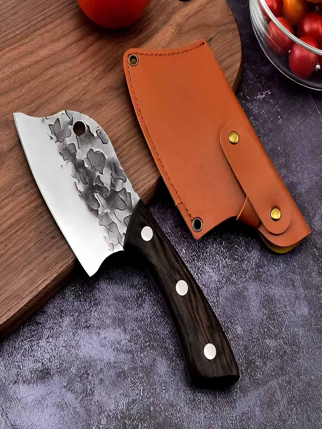 MACHADO Stainless Steel Silver-Toned Forged Butcher Hunters Meat Cleaver Cutting Knife
MACHADO Stainless Steel Silver-Toned Forged Butcher Hunters Meat Cleaver Cutting Knife