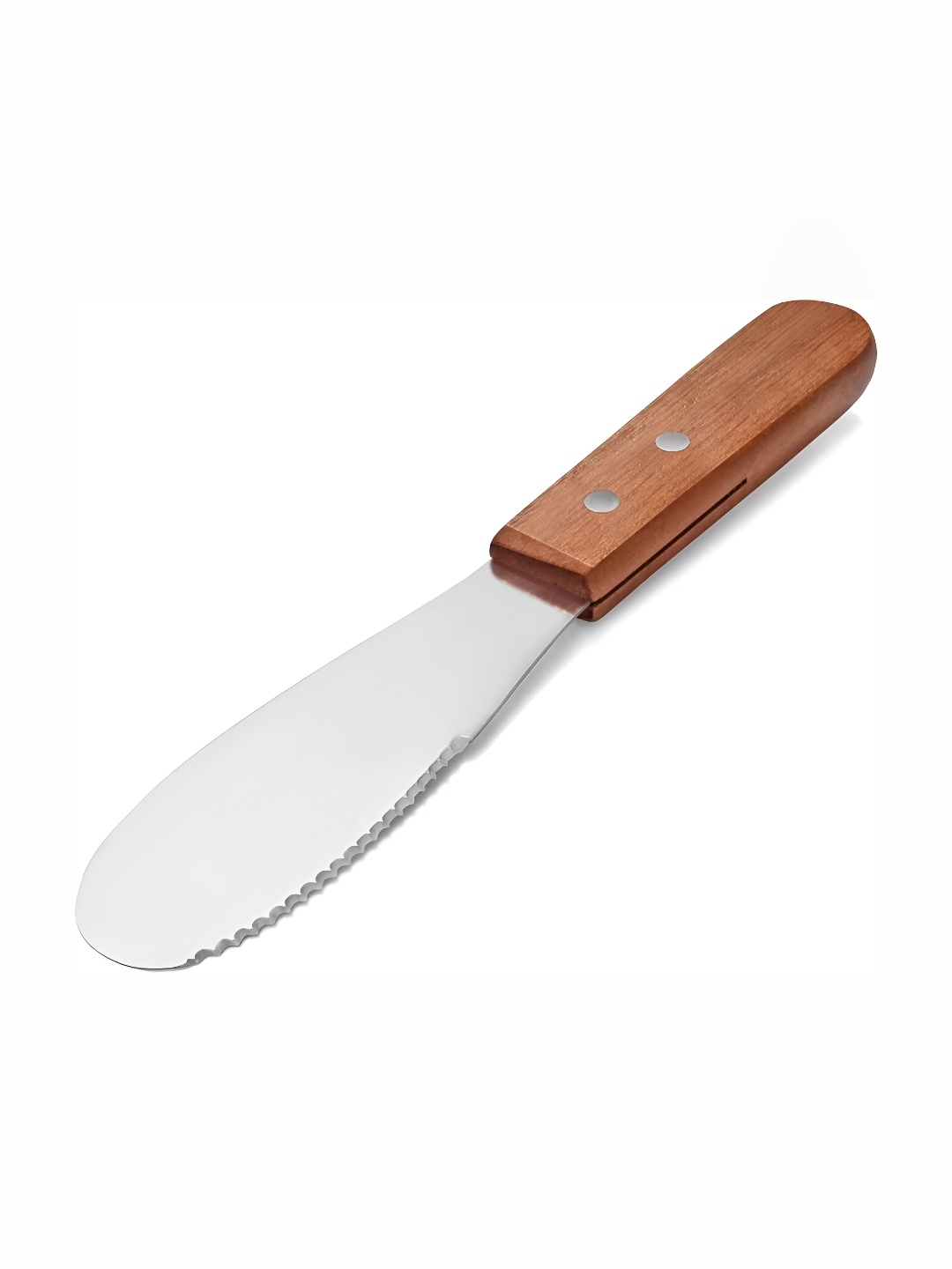 We3 Silver-Toned And Brown Stainless Steel Long Butter Spreading Knife - 7.56 cm
We3 Silver-Toned And Brown Stainless Steel Long Butter Spreading Knife - 7.56 cm