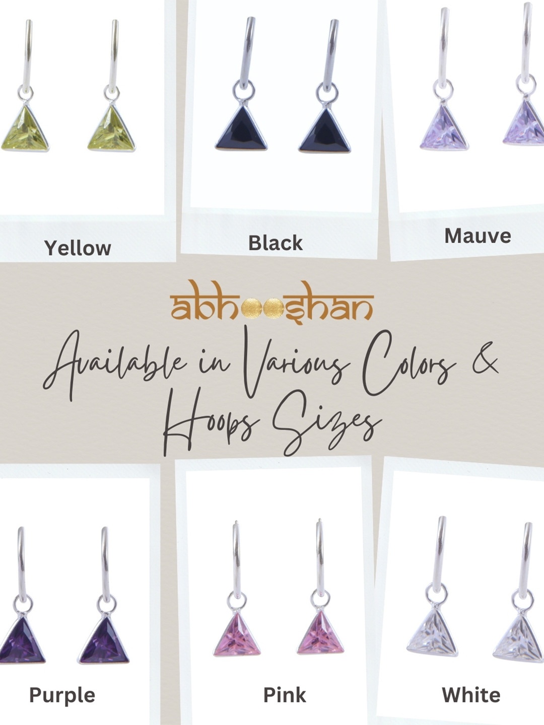 Abhooshan 92.5Sterling Silver Plated Cubic Zirconia Studded Triangular Drop Earrings, Yellow
Abhooshan 92.5Sterling Silver Plated Cubic Zirconia Studded Triangular Drop Earrings, Yellow