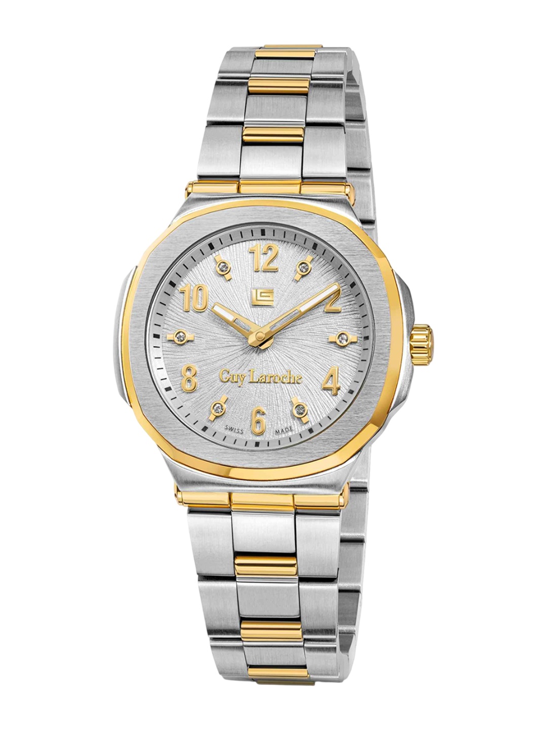 Guy Laroche Women Dial & Stainless Steel Bracelet Style Straps Analogue Watch GLWLG0000323, Silver
Guy Laroche Women Dial & Stainless Steel Bracelet Style Straps Analogue Watch GLWLG0000323, Silver