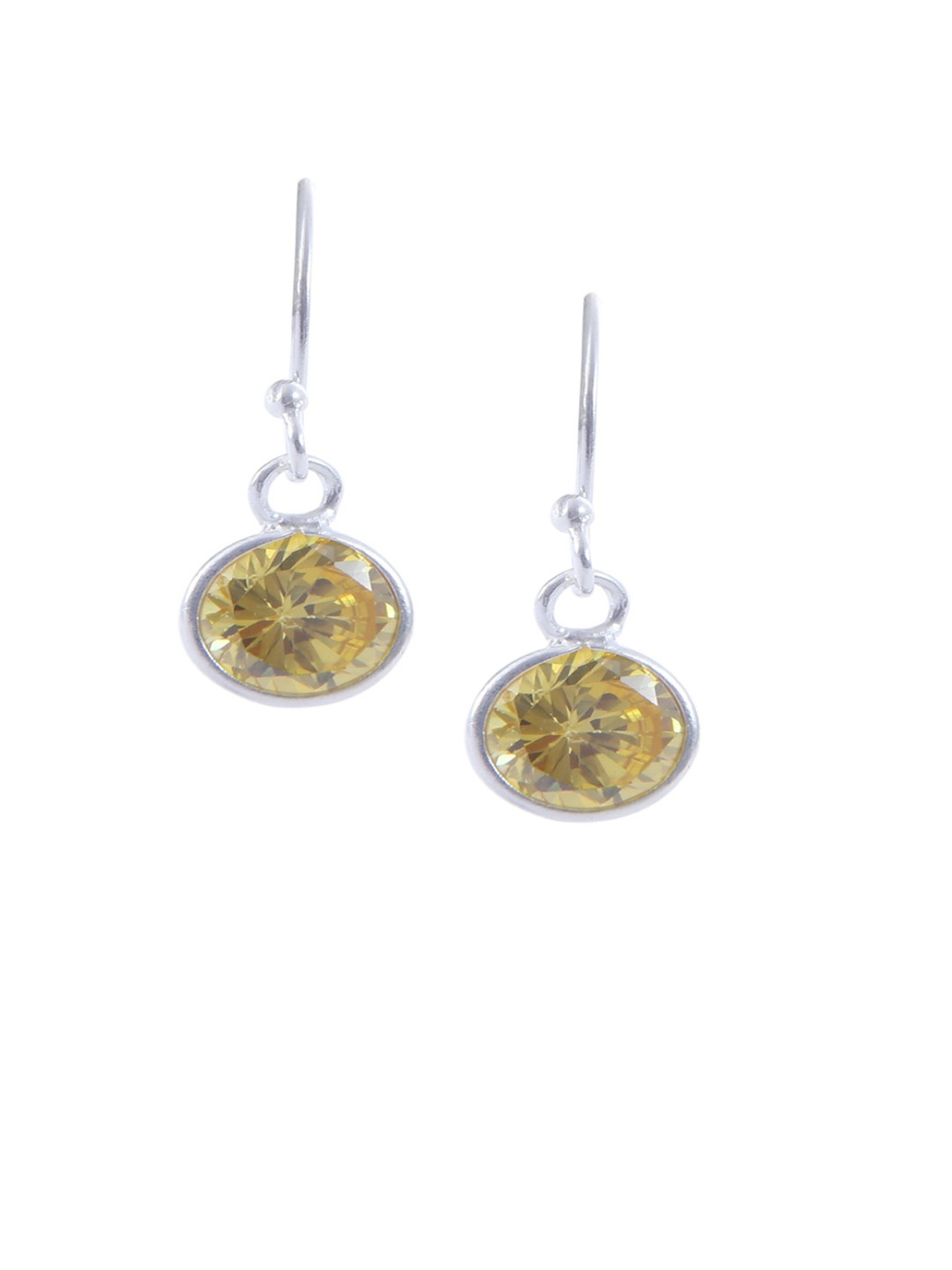 Abhooshan 92.5 Sterling Silver Silver-Plated Cubic Zirconia Circular Drop Earrings, Yellow
Abhooshan 92.5 Sterling Silver Silver-Plated Cubic Zirconia Circular Drop Earrings, Yellow