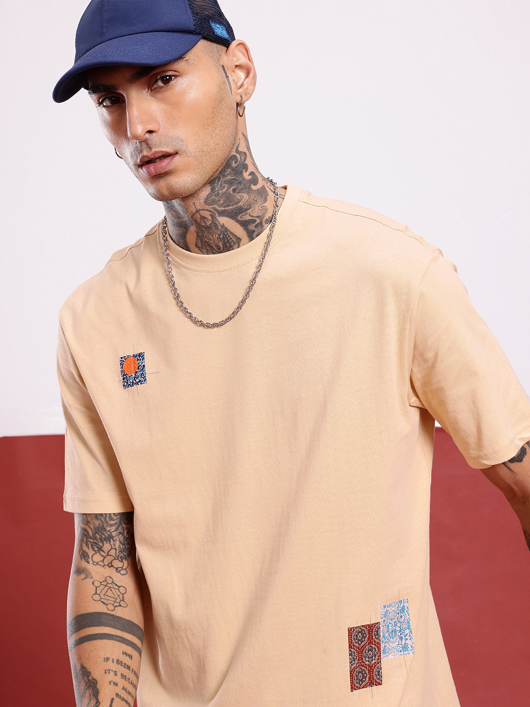 glitchez Urban Essential Oversized Printed T-shirt, Beige
glitchez Urban Essential Oversized Printed T-shirt, Beige