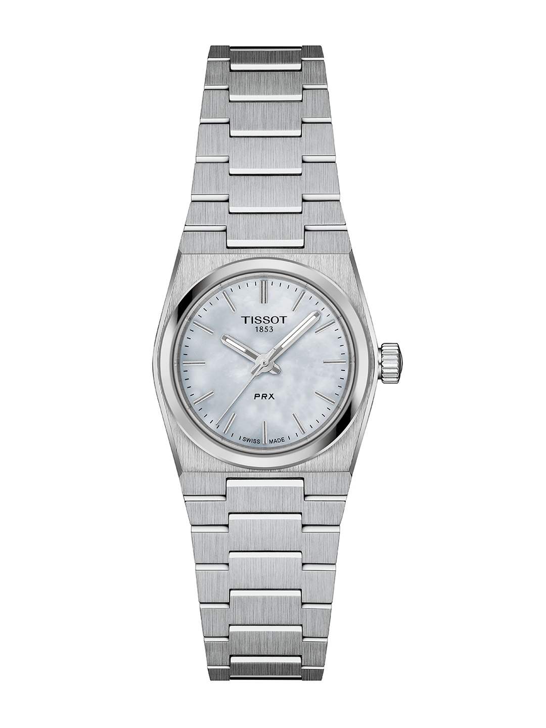 TISSOT Women Mother of Pearl Dial & Stainless Steel Bracelet Style Straps Analogue Watch T1370101111100, White
TISSOT Women Mother of Pearl Dial & Stainless Steel Bracelet Style Straps Analogue Watch T1370101111100, White