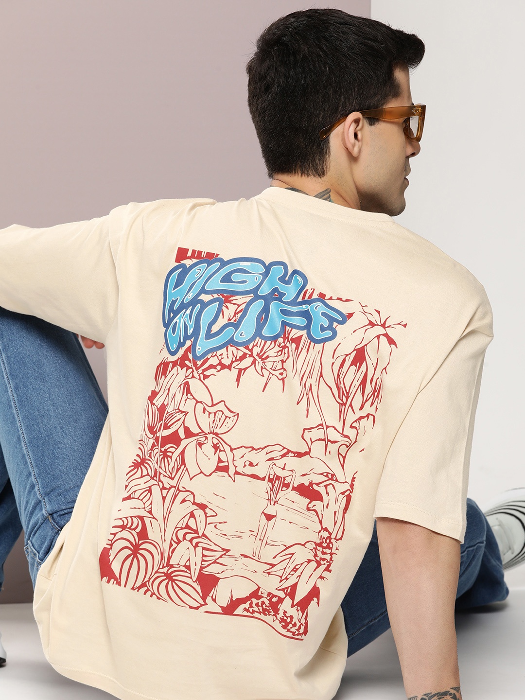 Kook N Keech Pure Cotton Graphic Printed Drop-Shoulder Sleeves Oversized T-shirt, Beige
Kook N Keech Pure Cotton Graphic Printed Drop-Shoulder Sleeves Oversized T-shirt, Beige