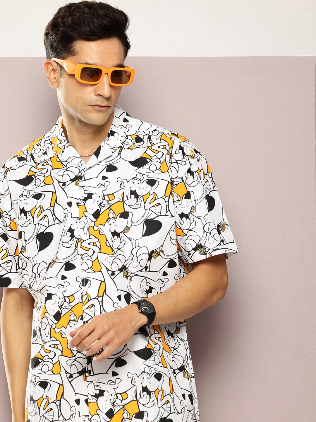 Kook N Keech Toons Relaxed Fit Printed Drop-Shoulder Sleeves Pure Cotton Casual Shirt, White
Kook N Keech Toons Relaxed Fit Printed Drop-Shoulder Sleeves Pure Cotton Casual Shirt, White