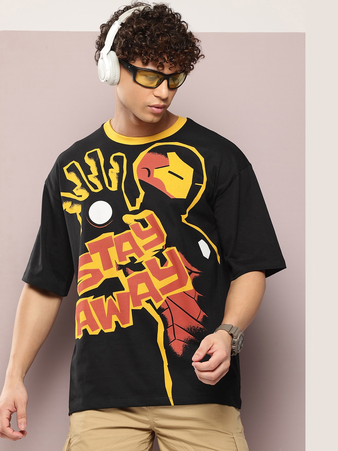 Kook N Keech Marvel Deadpool Printed Drop-Shoulder Sleeves Oversized Pure Cotton T-shirt, Black
Kook N Keech Marvel Deadpool Printed Drop-Shoulder Sleeves Oversized Pure Cotton T-shirt, Black
