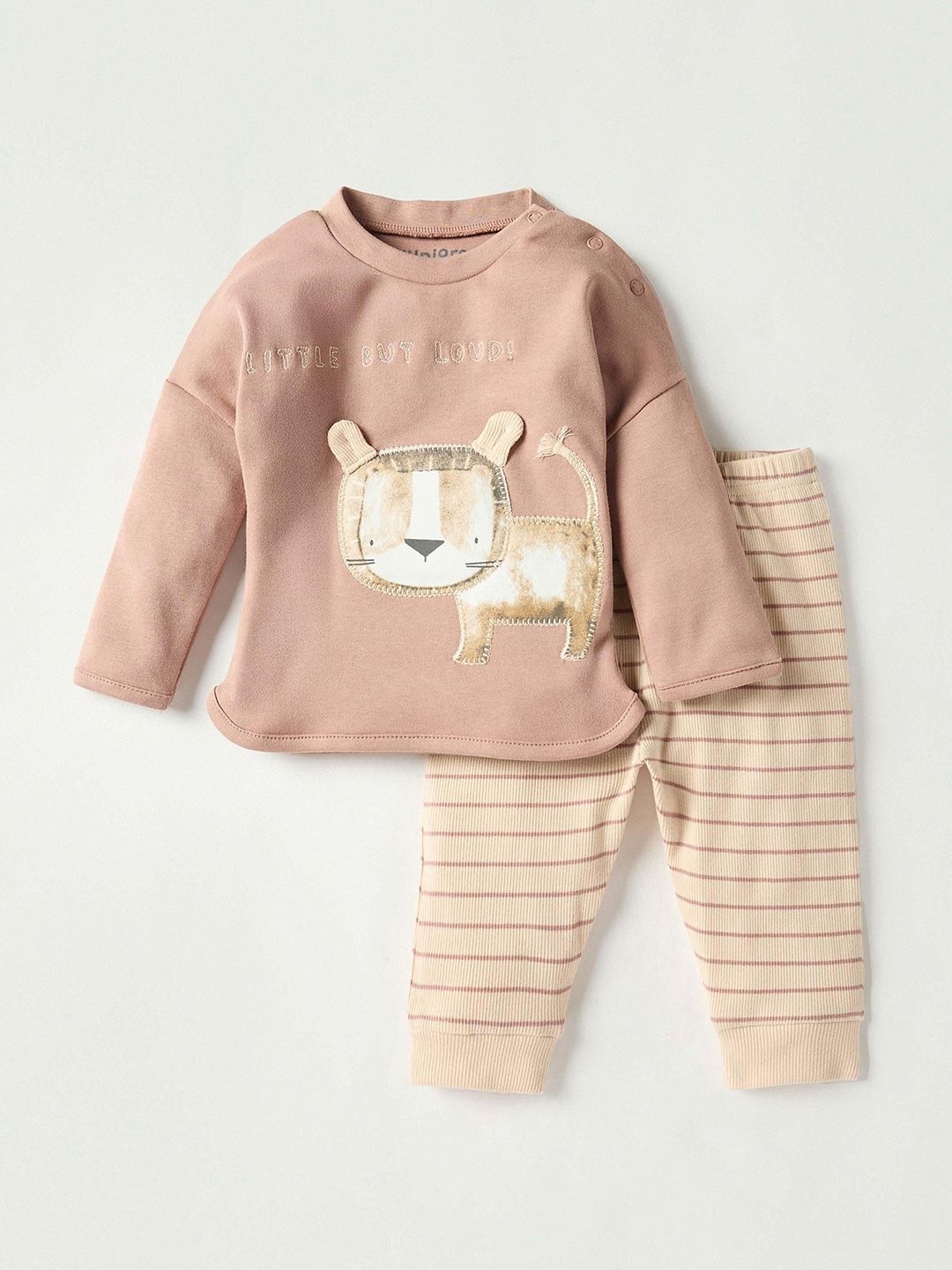 Juniors by Babyshop Girls Self Design Round Neck Pure Cotton Sweatshirt With Pyjamas, Pink
Juniors by Babyshop Girls Self Design Round Neck Pure Cotton Sweatshirt With Pyjamas, Pink