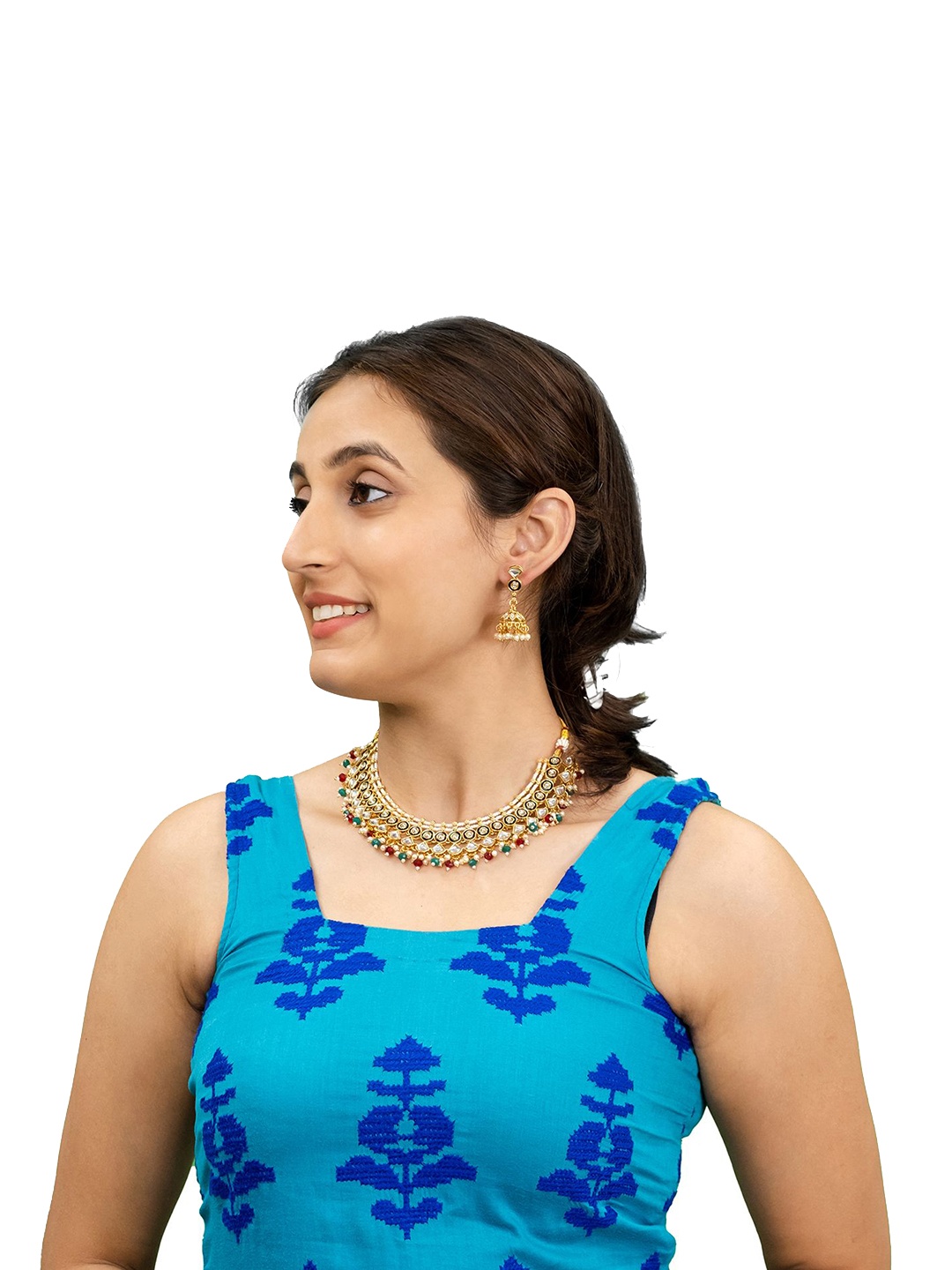 Shining Jewel - By Shivansh Gold-Plated Kundan Studded & Pearls Beaded Jewellery Set
Shining Jewel - By Shivansh Gold-Plated Kundan Studded & Pearls Beaded Jewellery Set