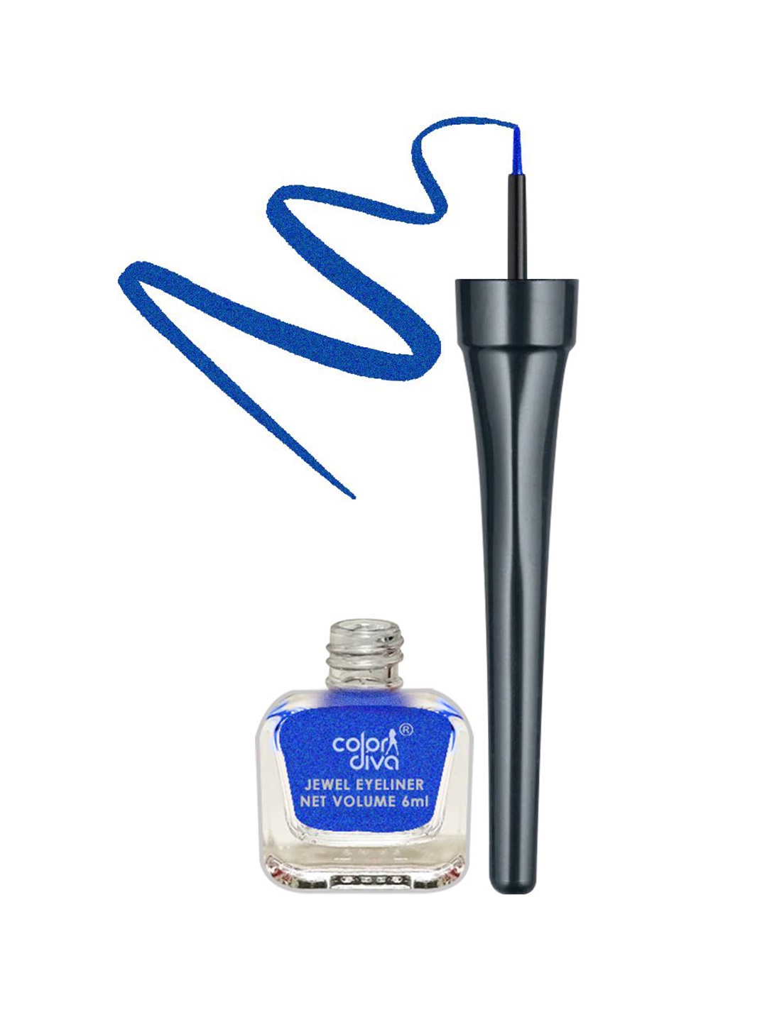 Color Diva Jewel Quick Drying 12 Hr Long Lasting Waterproof Liquid Eyeliner - 6 ml - Blue
Color Diva Jewel Quick Drying 12 Hr Long Lasting Waterproof Liquid Eyeliner - 6 ml - Blue
