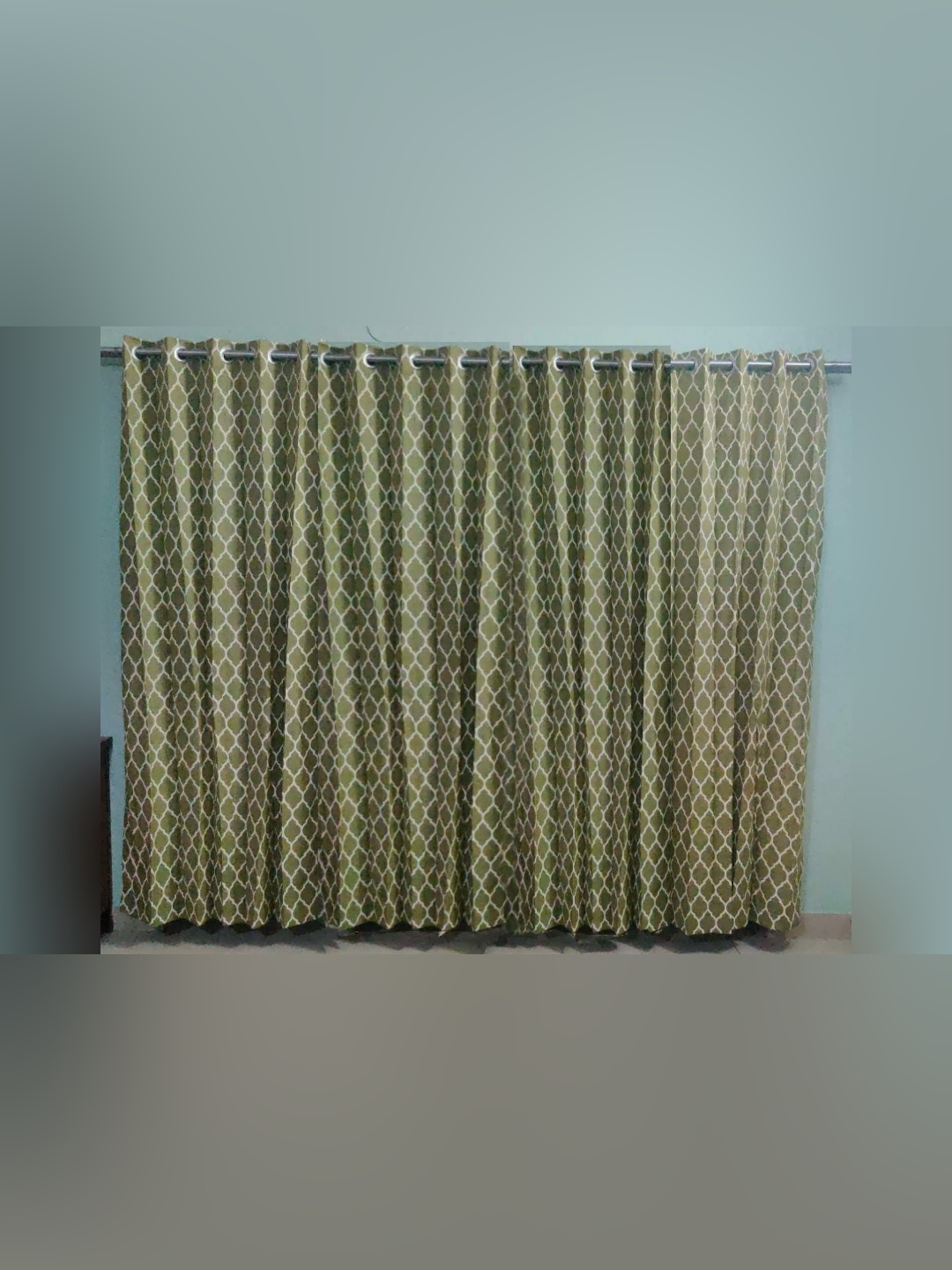 Trance Home Linen Green & White 4 Pieces Geometric Printed Cotton Door Curtains
Trance Home Linen Green & White 4 Pieces Geometric Printed Cotton Door Curtains