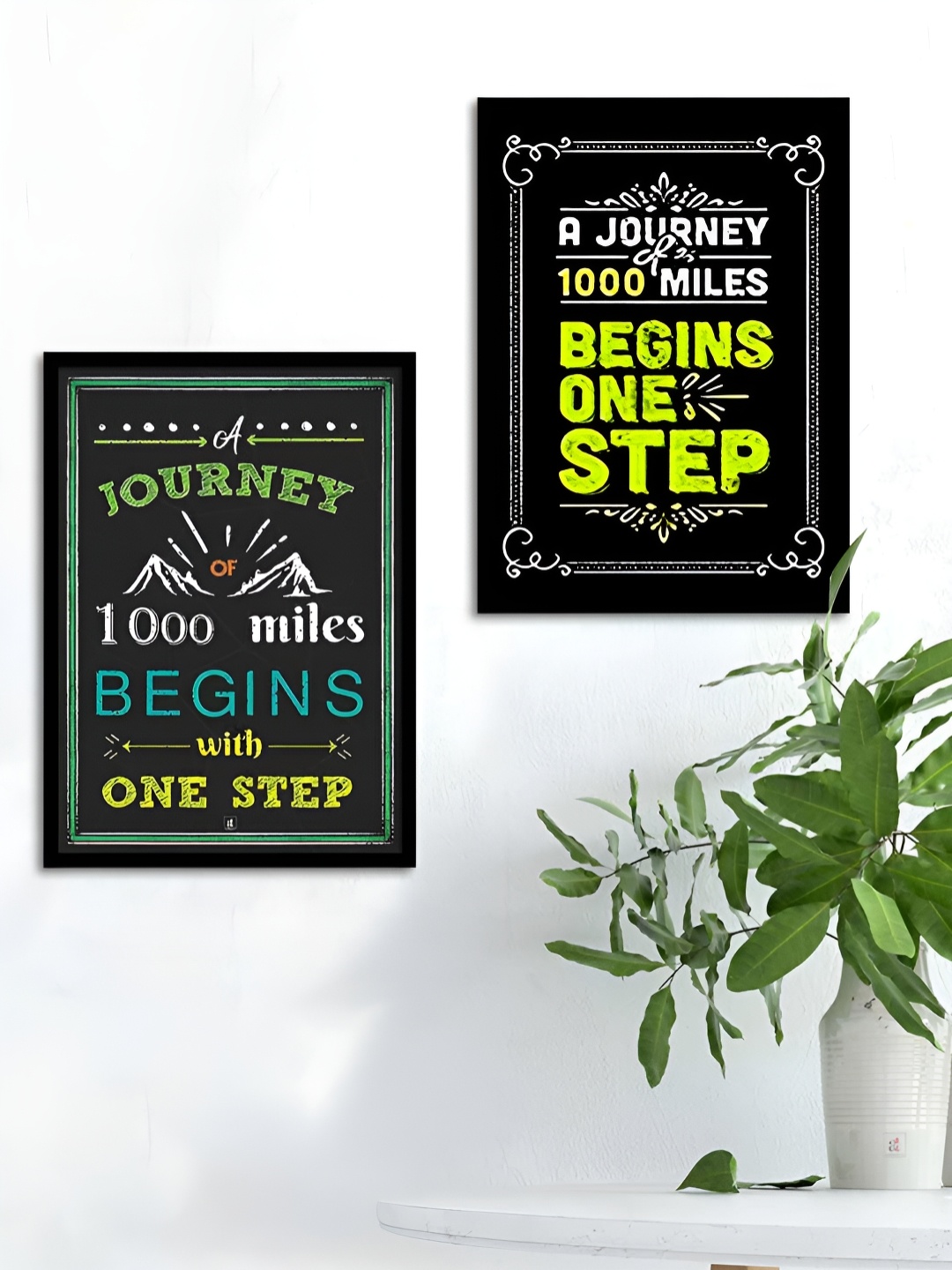 Myntra Elegant Homes Black & Yellow 2 Pieces Motivational Quote Printed Wall Paintings
Myntra Elegant Homes Black & Yellow 2 Pieces Motivational Quote Printed Wall Paintings