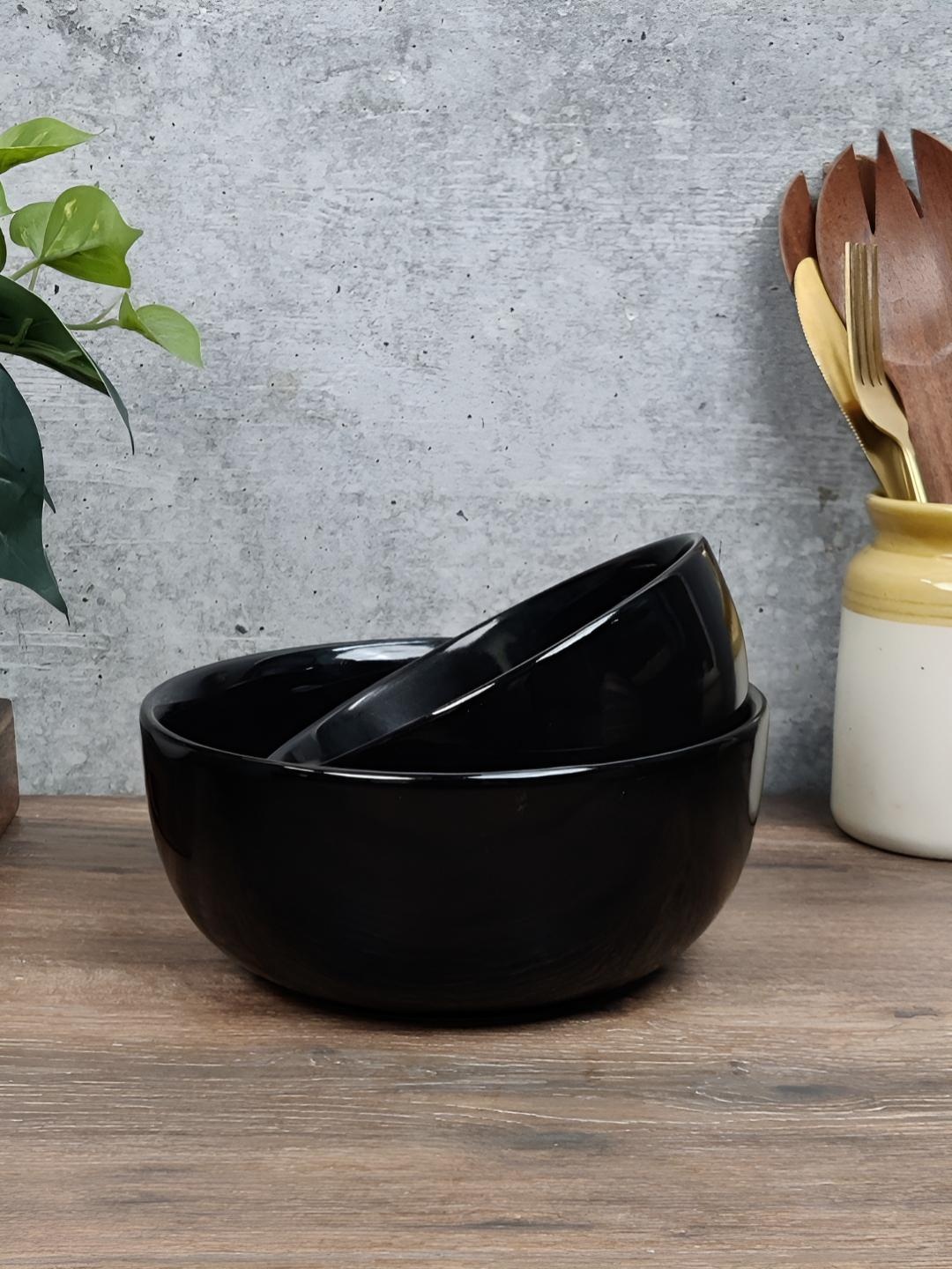 Myntra Elegant Homes Black 2025 2 Pieces Ceramic Dishwasher and Microwave Safe Serving Bowl
Myntra Elegant Homes Black 2025 2 Pieces Ceramic Dishwasher and Microwave Safe Serving Bowl