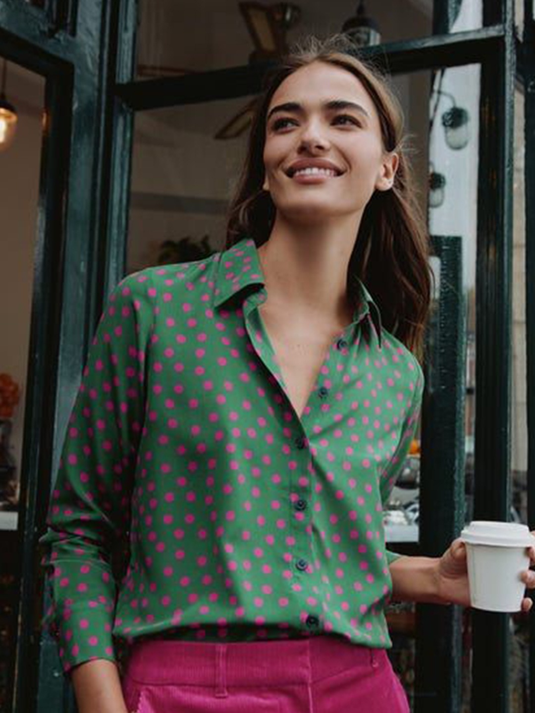 Attire Empire Women Premium Tartan Checks Opaque Printed Casual Shirt, Sea green
Attire Empire Women Premium Tartan Checks Opaque Printed Casual Shirt, Sea green