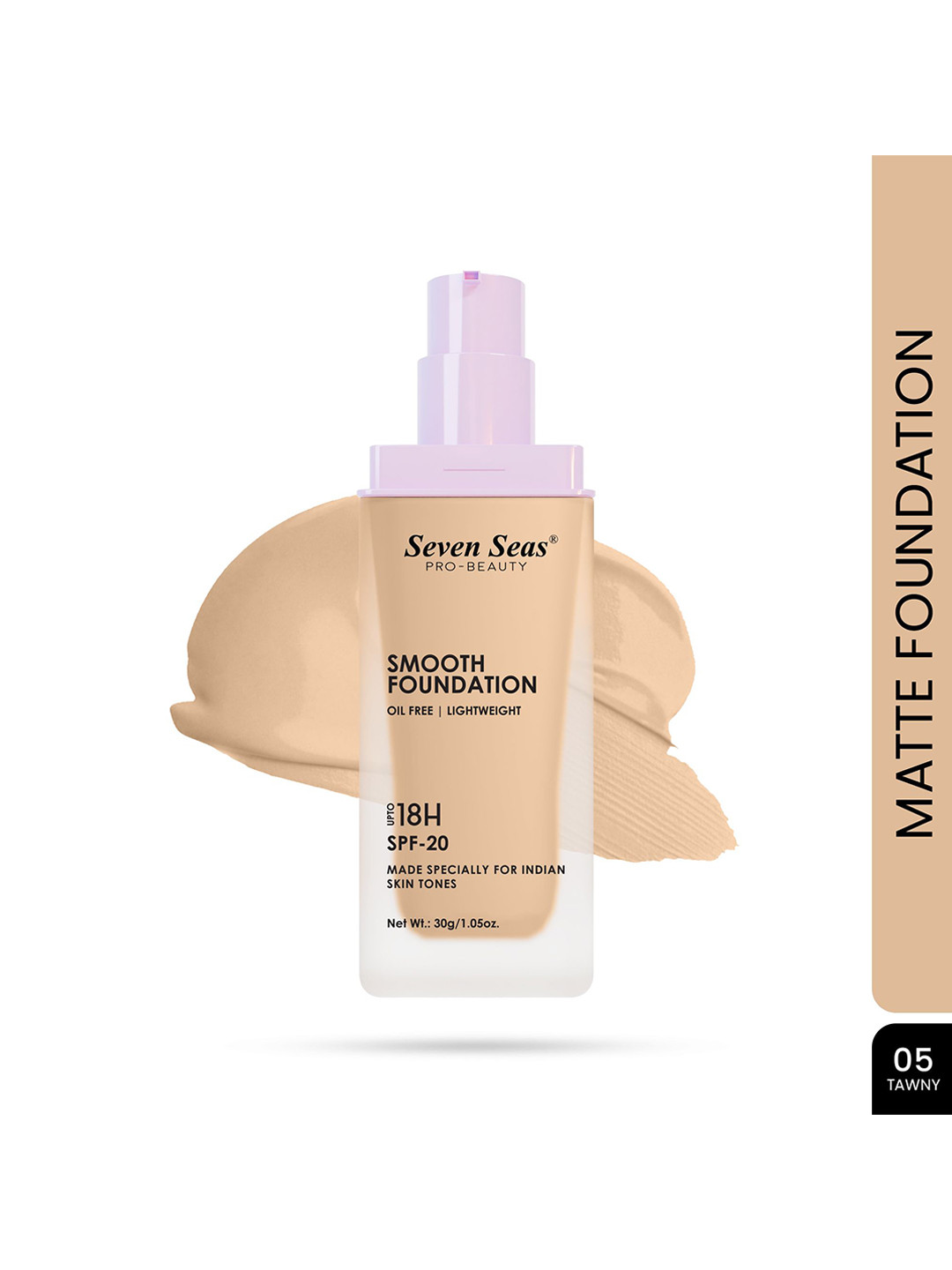 Seven Seas Pro - Beauty Lightweight Oil Free SPF 20 Smooth Foundation - 30 g Tawny - 05, Tan
Seven Seas Pro - Beauty Lightweight Oil Free SPF 20 Smooth Foundation - 30 g Tawny - 05, Tan