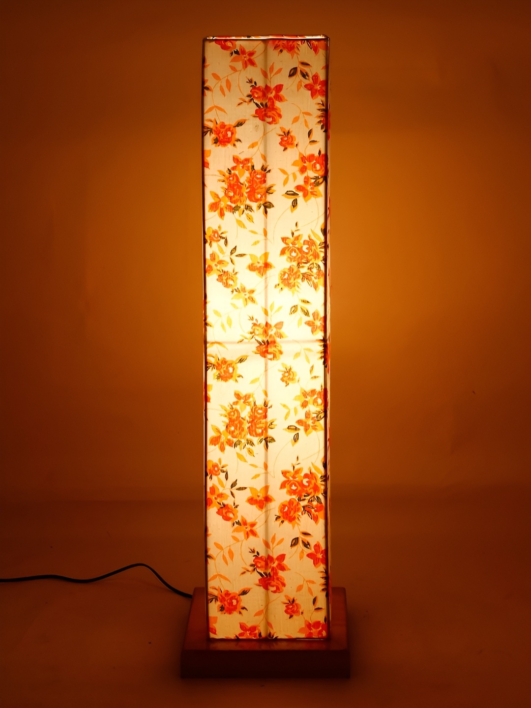 Devansh Orange Colored & White Cotton Wooden Floral Printed Rectangle Shaped Floor Lamp
Devansh Orange Colored & White Cotton Wooden Floral Printed Rectangle Shaped Floor Lamp