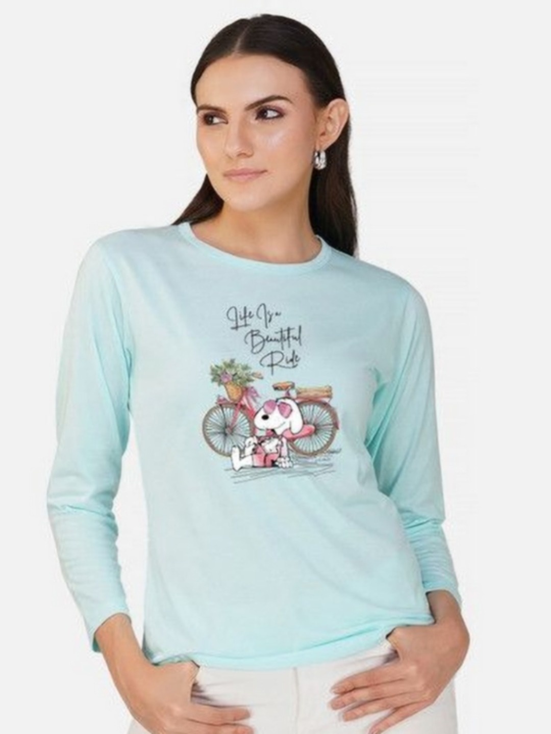 Metronaut Women Pack of 2 Bio Finish Graphic Printed Round Neck Cotton T-shirts, Turquoise blue
Metronaut Women Pack of 2 Bio Finish Graphic Printed Round Neck Cotton T-shirts, Turquoise blue