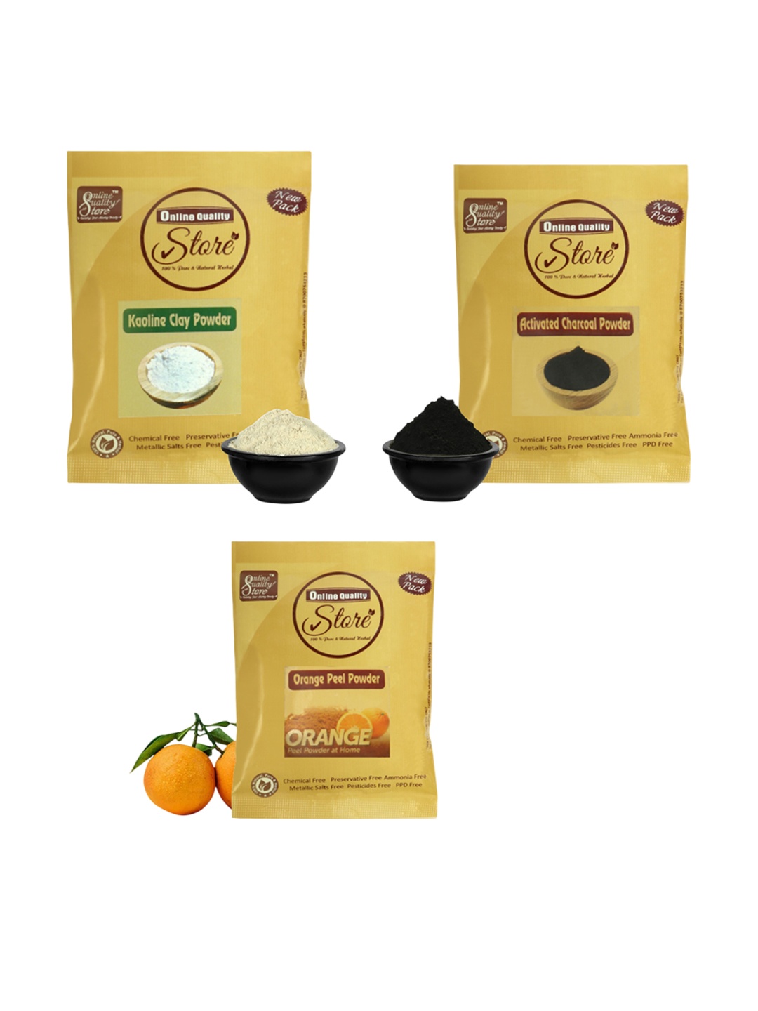 Online Quality Store Set Of 3 Natural Powder For Acne or Blemishes- 50g Each, Yellow
Online Quality Store Set Of 3 Natural Powder For Acne or Blemishes- 50g Each, Yellow