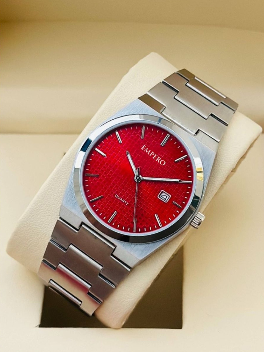 EMPERO Men Brass Skeleton Dial & Stainless Steel Straps Analogue Multi Function Watch EAB216 Date Red Dial
EMPERO Men Brass Skeleton Dial & Stainless Steel Straps Analogue Multi Function Watch EAB216 Date Red Dial
