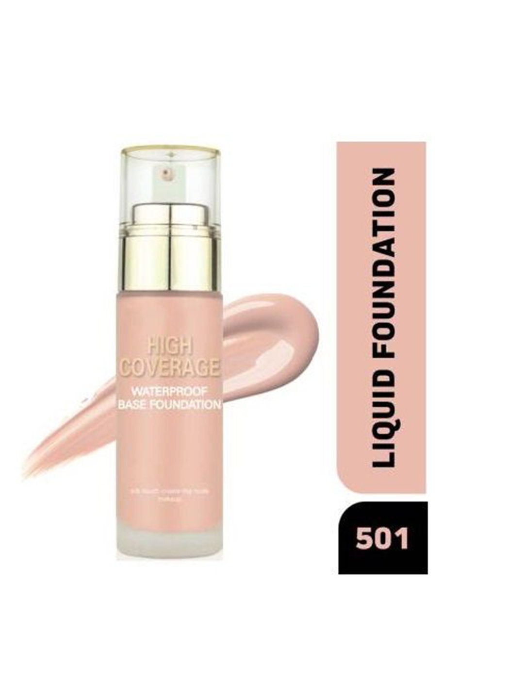 MAKEUP FEVER High Coverage Waterproof Liquid Foundation - 55 g - White Iovry - 501, Beige
MAKEUP FEVER High Coverage Waterproof Liquid Foundation - 55 g - White Iovry - 501, Beige